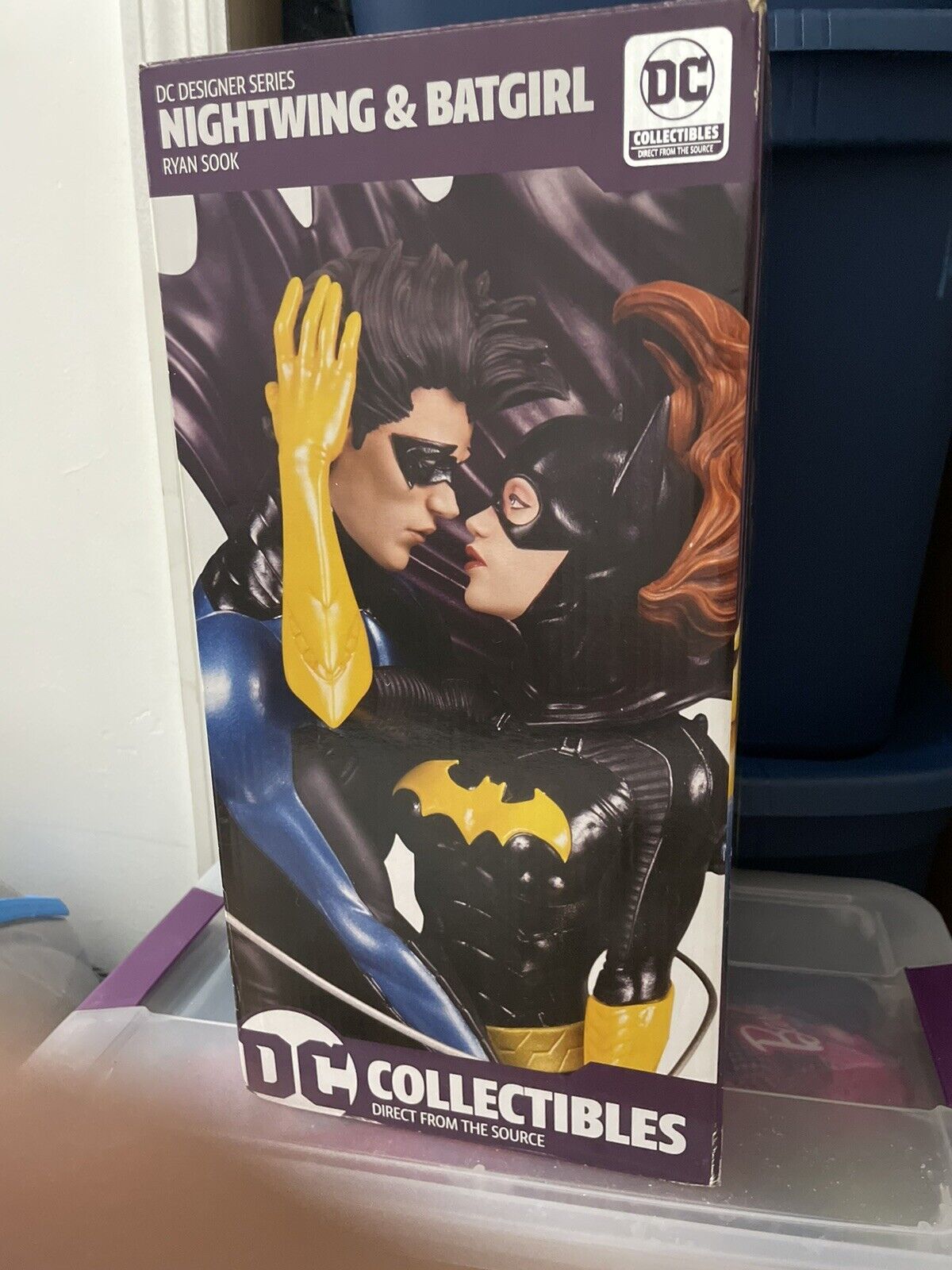 DC designer statue Nightwing and Batgirl RARE