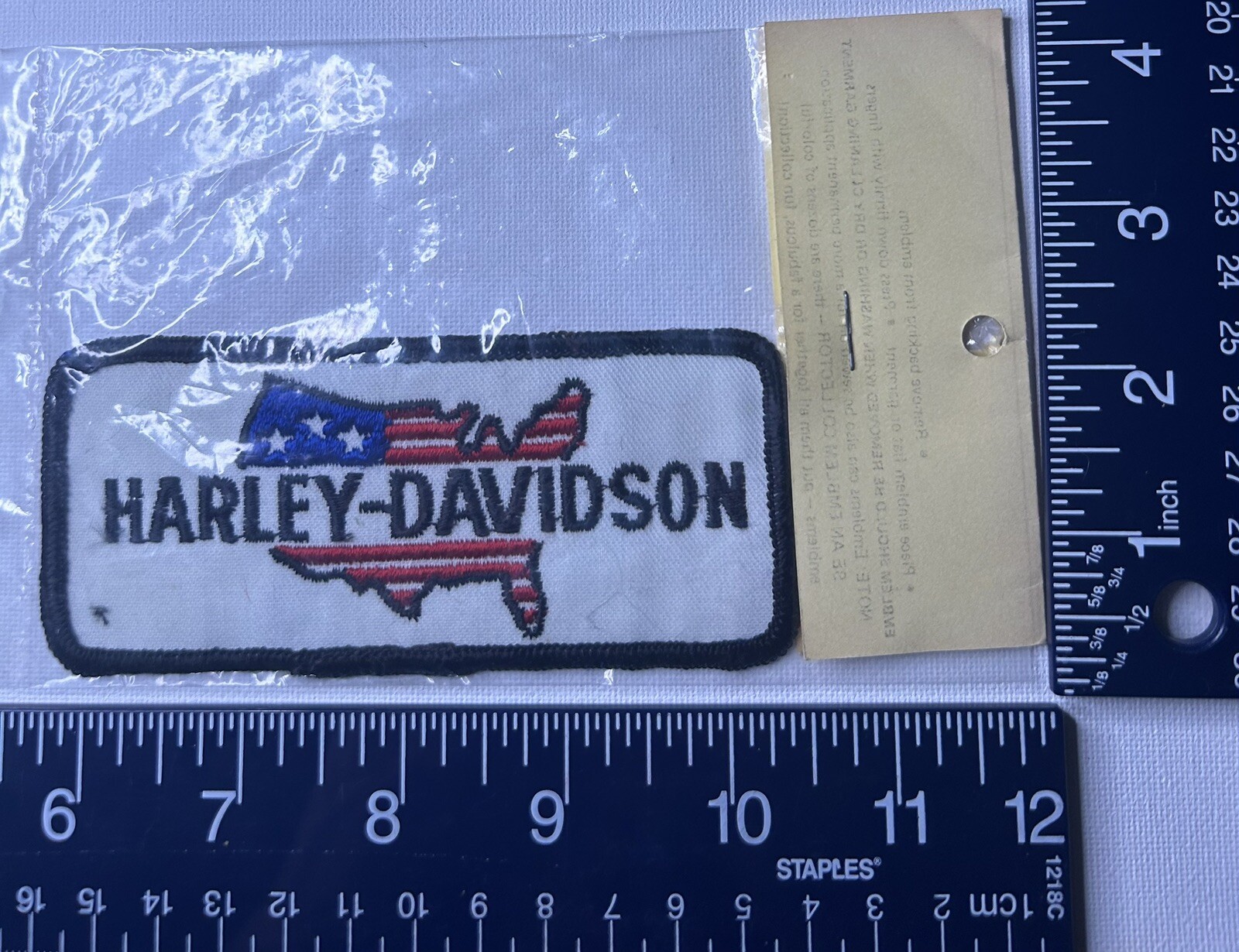 Authentic Vintage Harley-Davidson Antique In Package America HD Logo Rare small