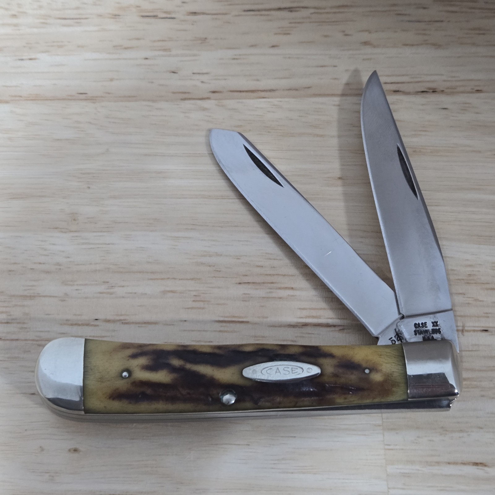 1976 CASE XX 5254 SSP STAG RAZOR EDGE TRAPPER
