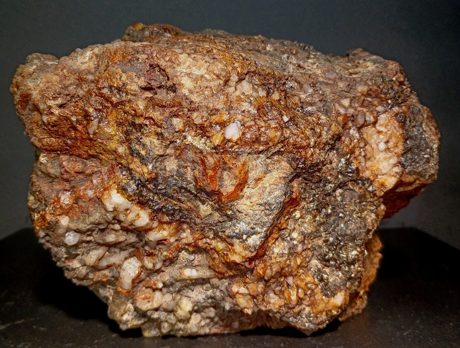 8.4lb MASSIVE Wolframite Topaz Greisen • Koch Shaft MO • Cox Collection
