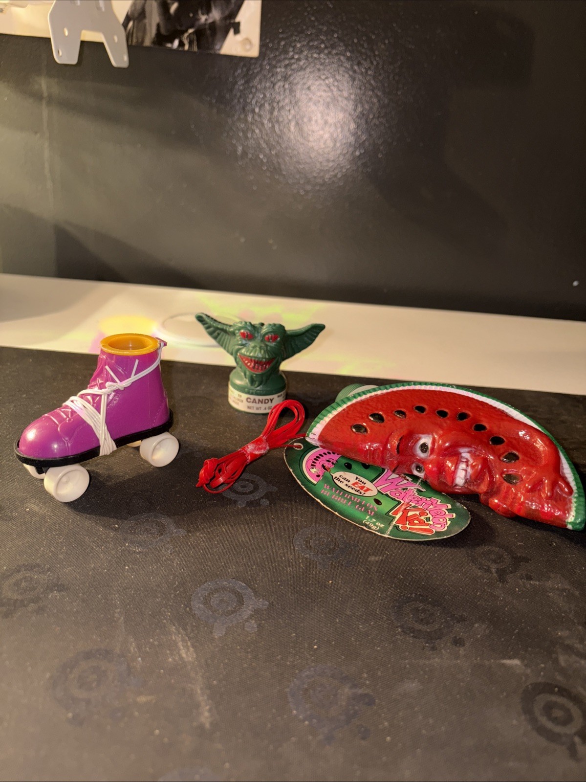 VTG 1994 Creative Confections WATERMELON KID Gum/3PC LOT/Goblin-Roller Skate