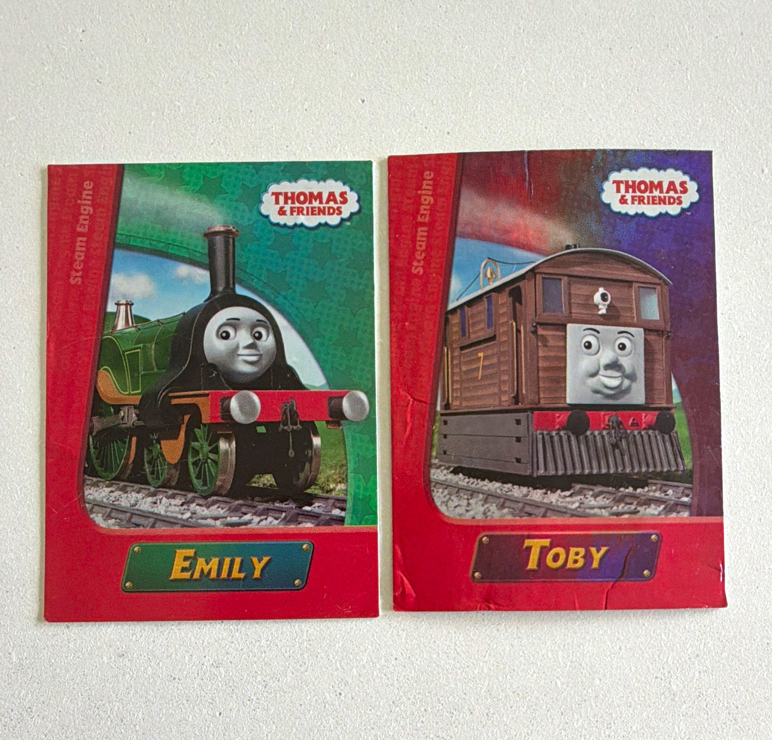 Thomas & Friends Steam Engine Trading Cards Emily & Toby Lot of 2 2008 Thomas & Friends Steam Engine Trading Cards Emily & Toby Lot of 2 2008