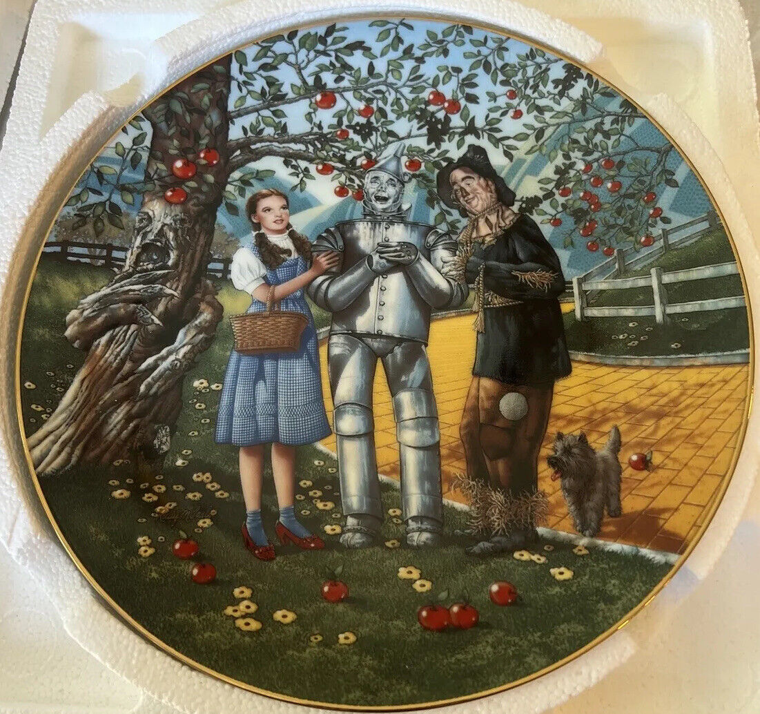 The Wizard Of Oz I’m A Little Rusty Yet Knowles Collectors Plate 10483A