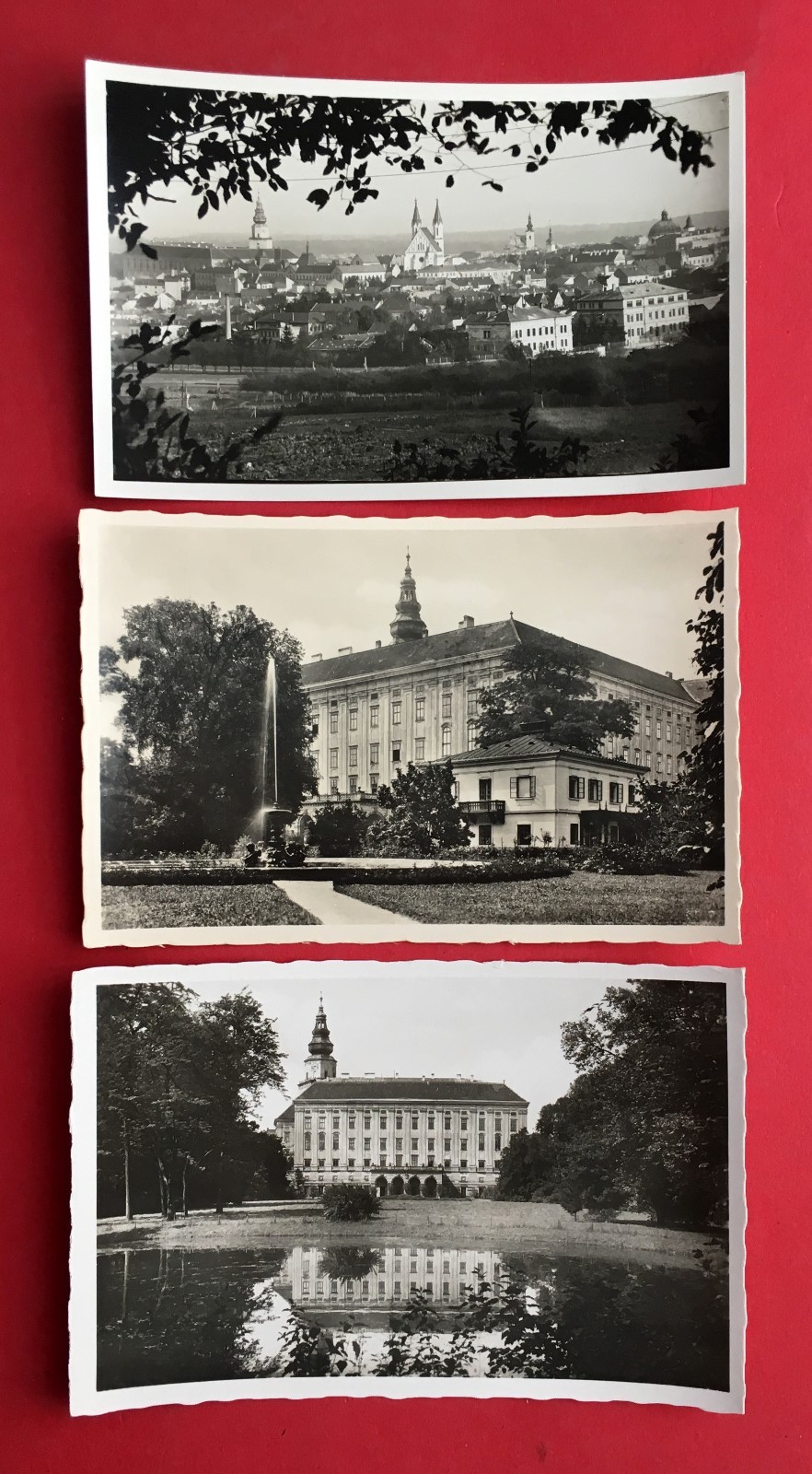 3 x Photo Postcard Kremsier in Moravia around 1940 City Views (41778
