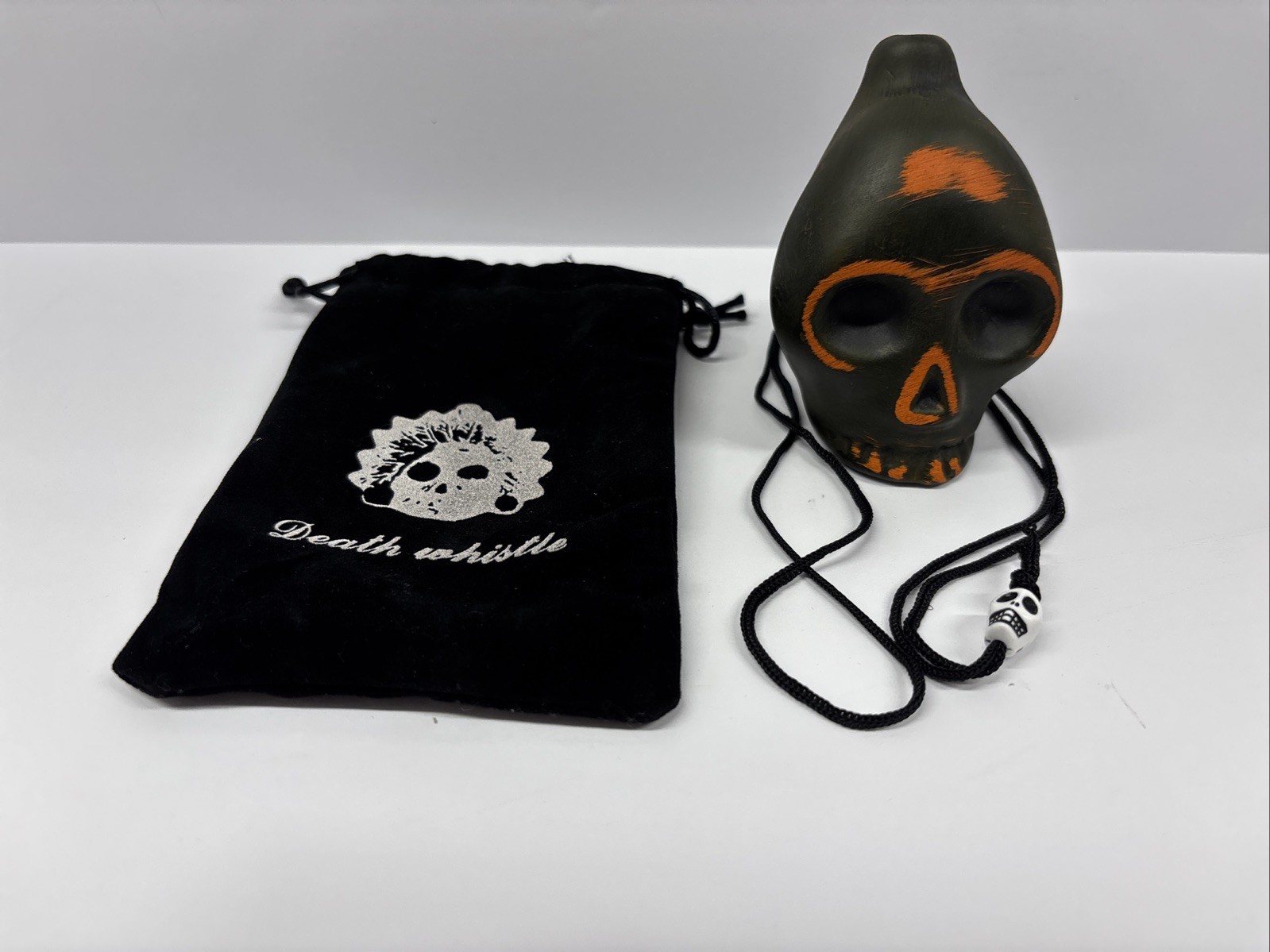 Hand Crafted Ceramic Aztec Death Whistle.