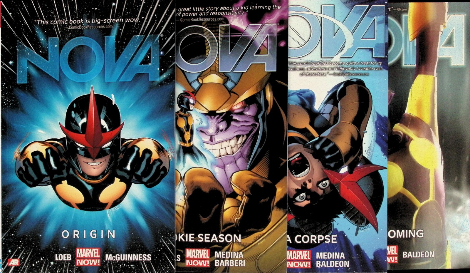 Nova Volumes 1-3 & 6 (4 Book Lot) NM+ TPBs