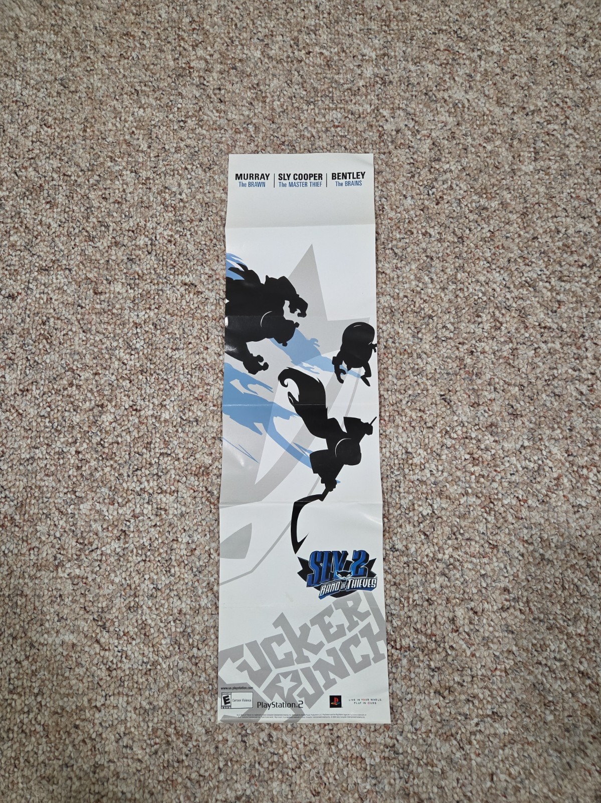 2004 Sly Cooper 2 Band of Thieves Playstation 2 PS2 Print Ad/Poster Promo Art