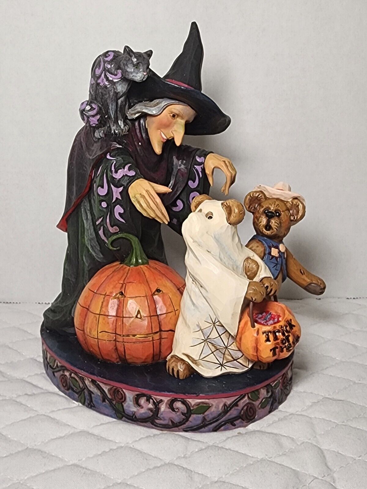 Jim Shore Halloween Elsa Witchington Boyds Bears Pumpkin Statue 4016472 