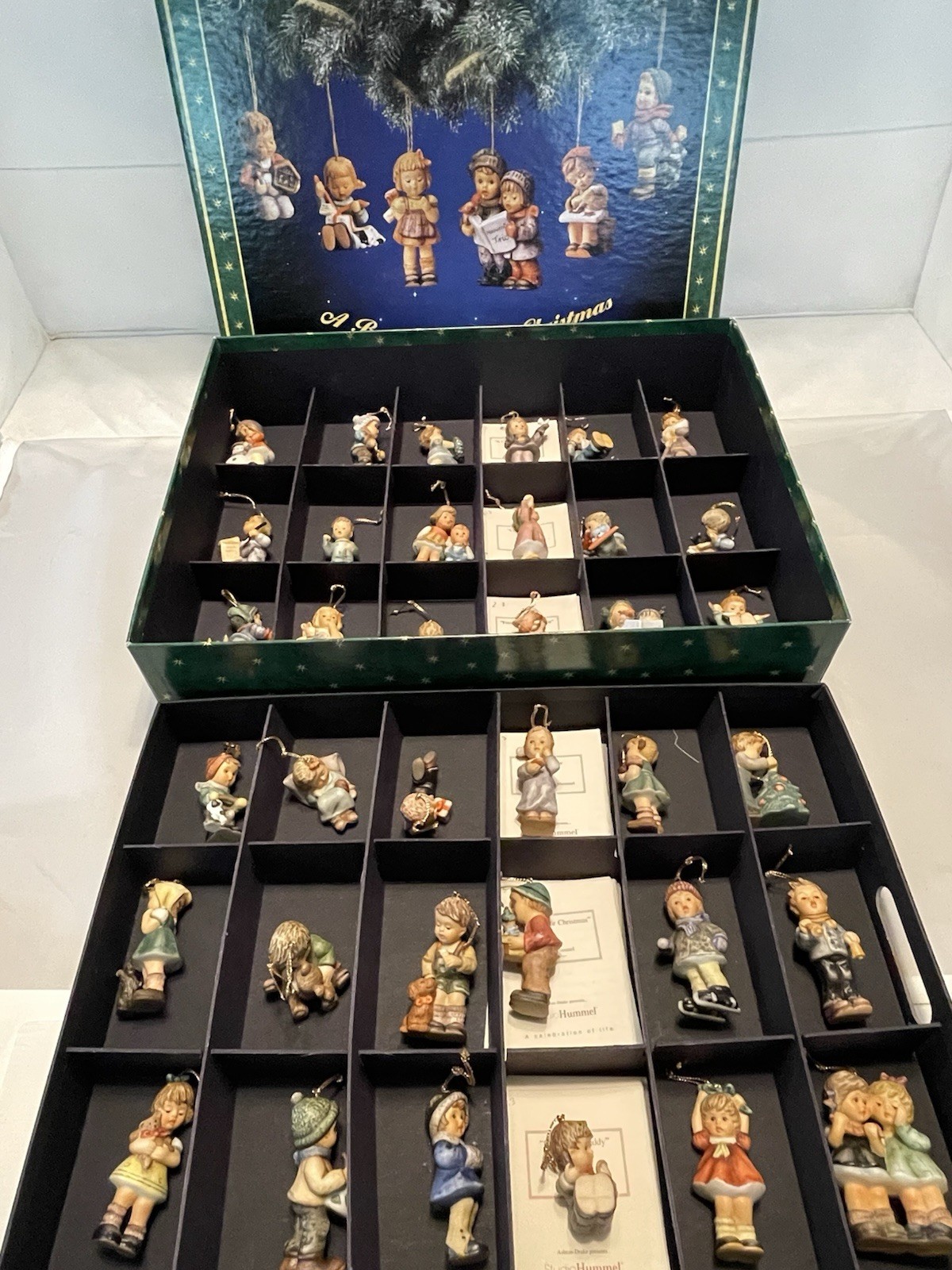 A Berta Hummel Christmas Ornament Set Of 36 In Box ~ Sets 1 Through 12 With COAs