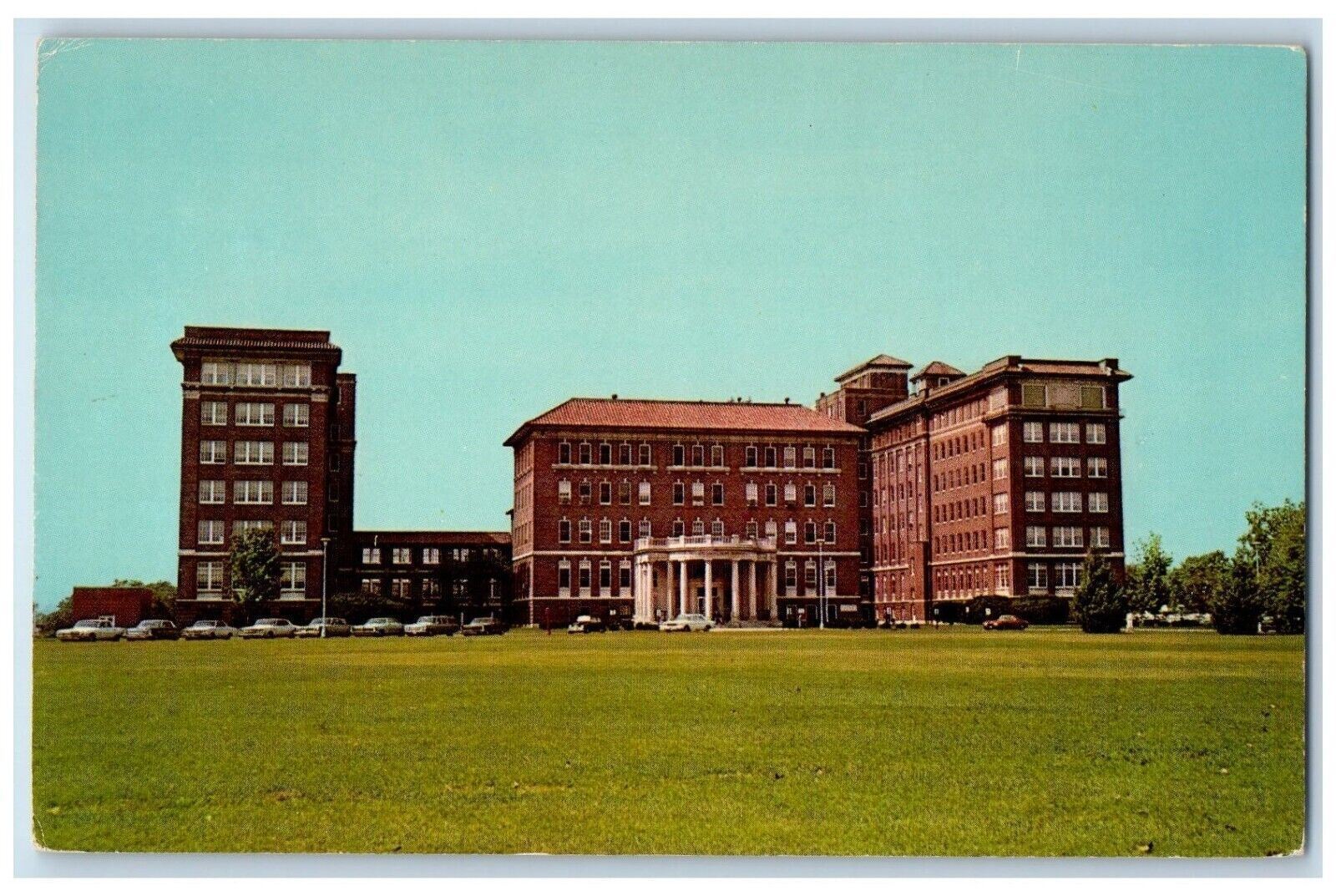 c1960 Brown Hospital Veterans Administration Center Dayton Ohio Vintage Postcard
