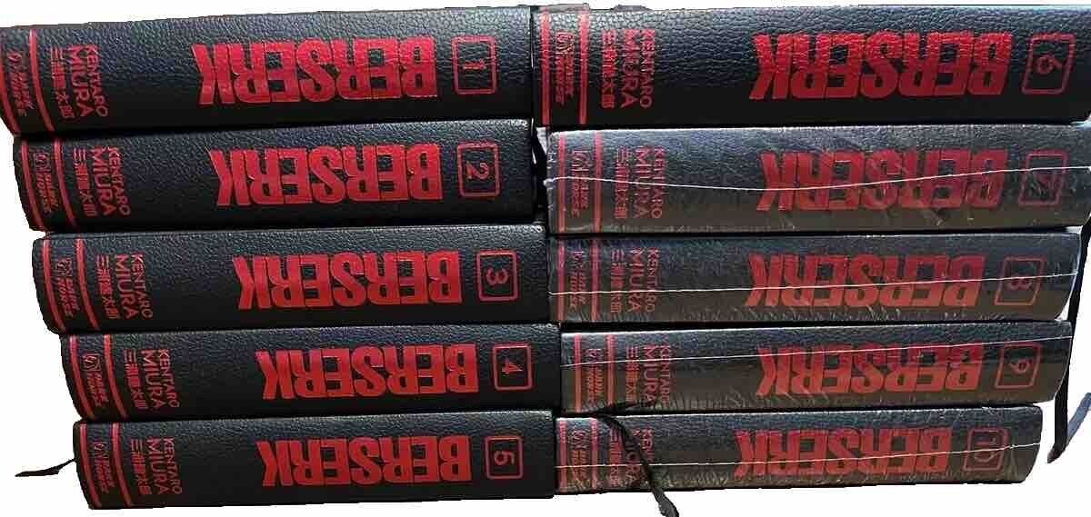 Berserk Deluxe Edition Set 1-10 (Manga, Kentaro Miura) Partly Factory Sealed