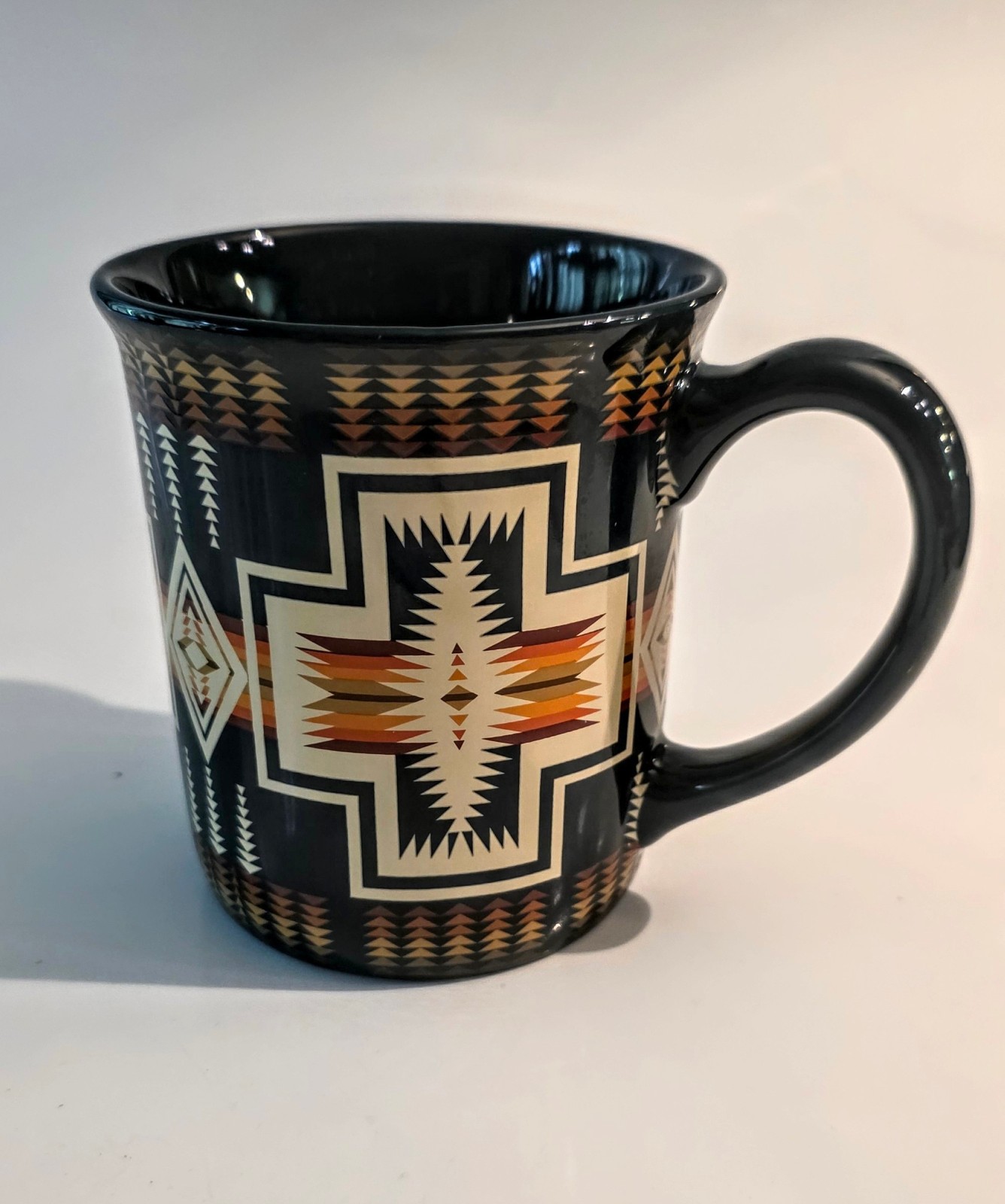 Pendleton 18 oz Ceramic Mug Harding Navy