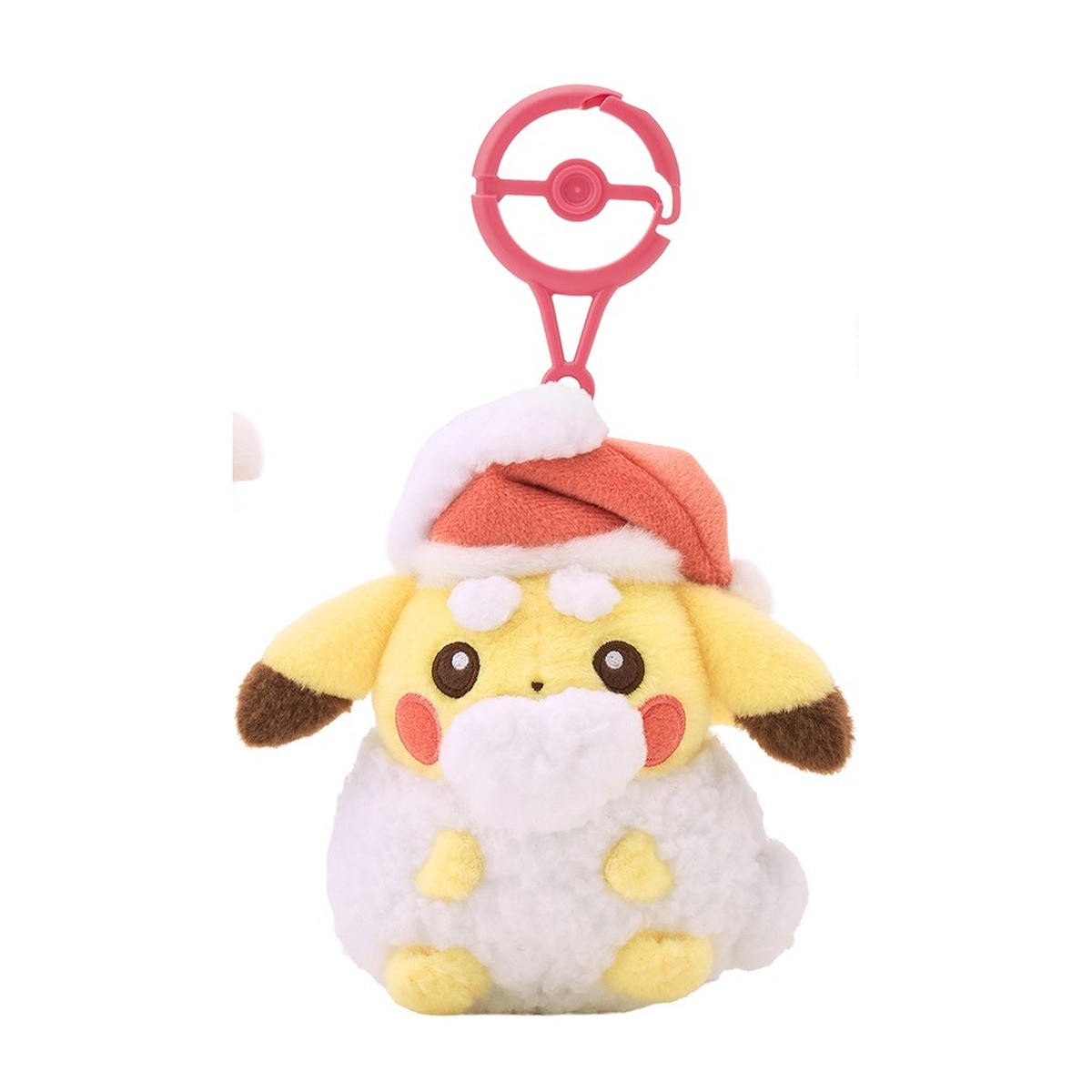 Presale Pokemon Center 2026 Christmas Mascot Keychain Pikachu Covered in Snow
