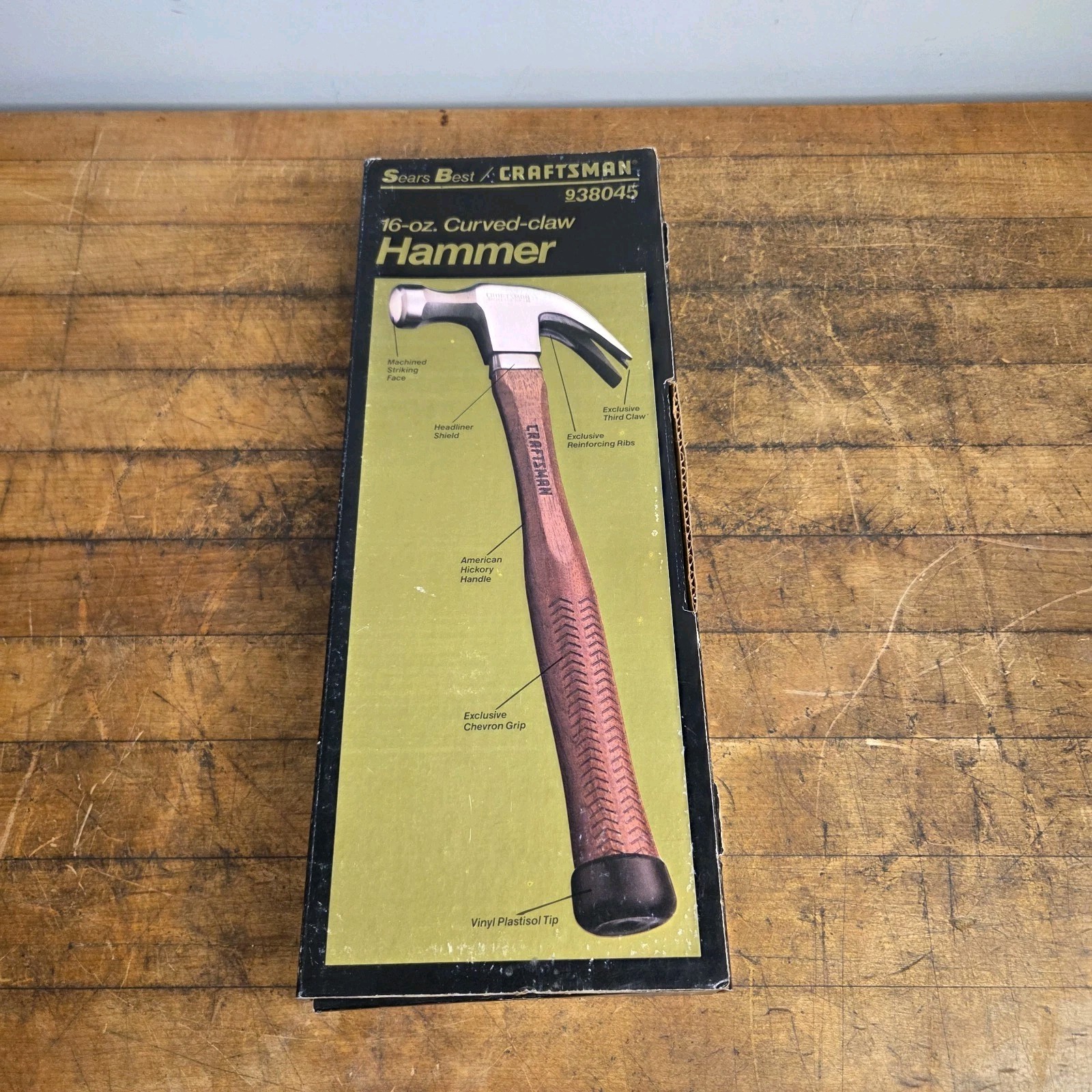 Craftsman 16 oz, Curved Claw Hammer Sears 38045 NOS