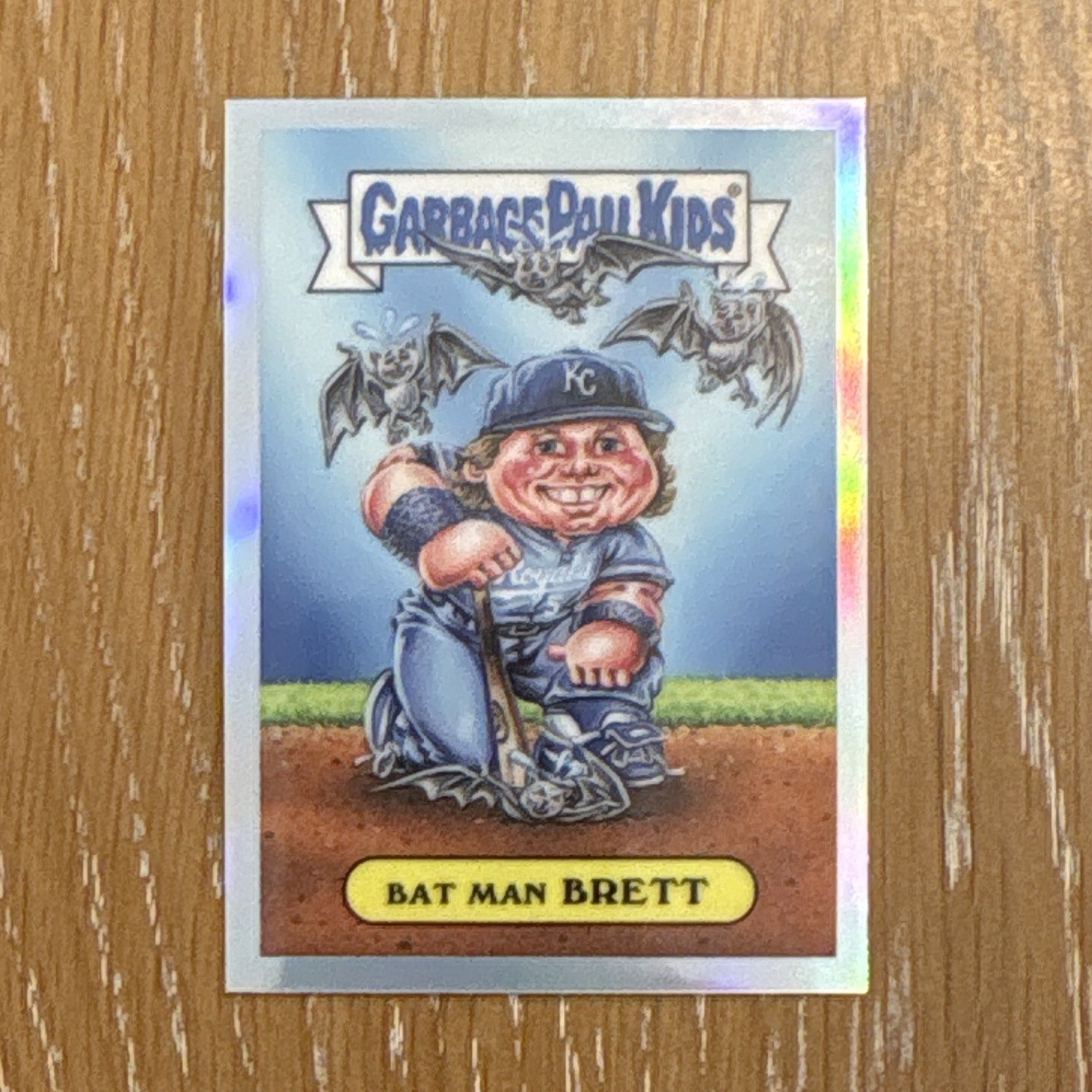 2026 George Brett Bowman Chrome Garbage Pail Kids SSP Case Hit Bat Man Brett