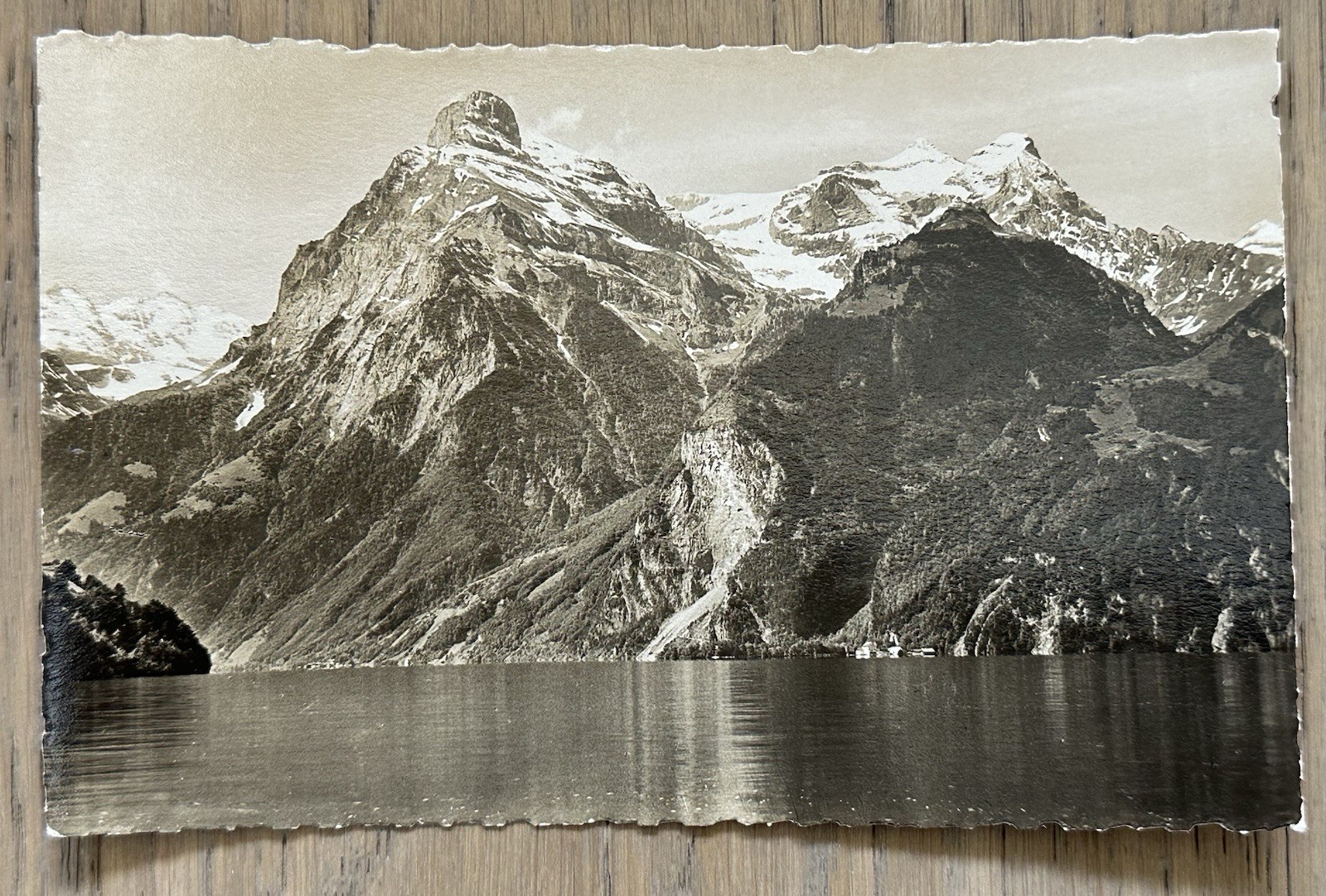 Urirotstock Mountain Urnersee Switzerland VTG RPPC Postcard K Goetz UNPOSTED