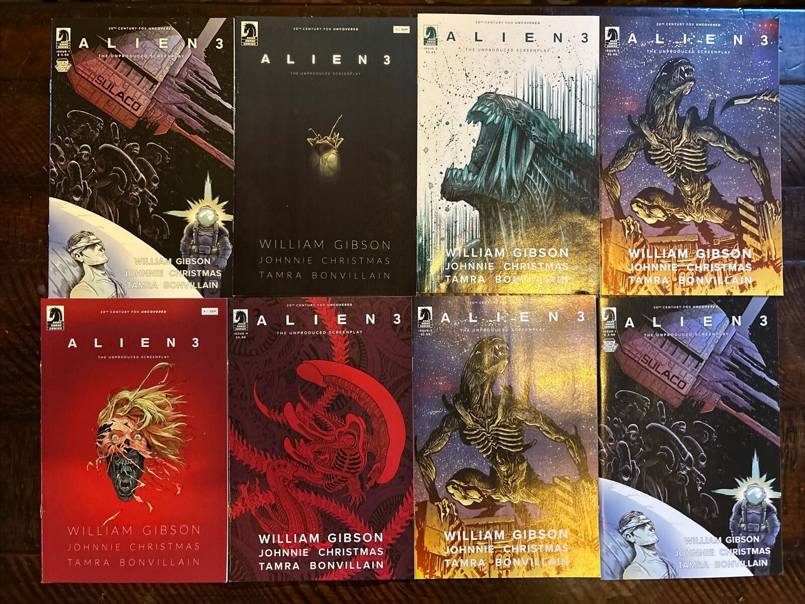 William Gibson's Alien 3 (Dark Horse Comics) Comic Lot Variants