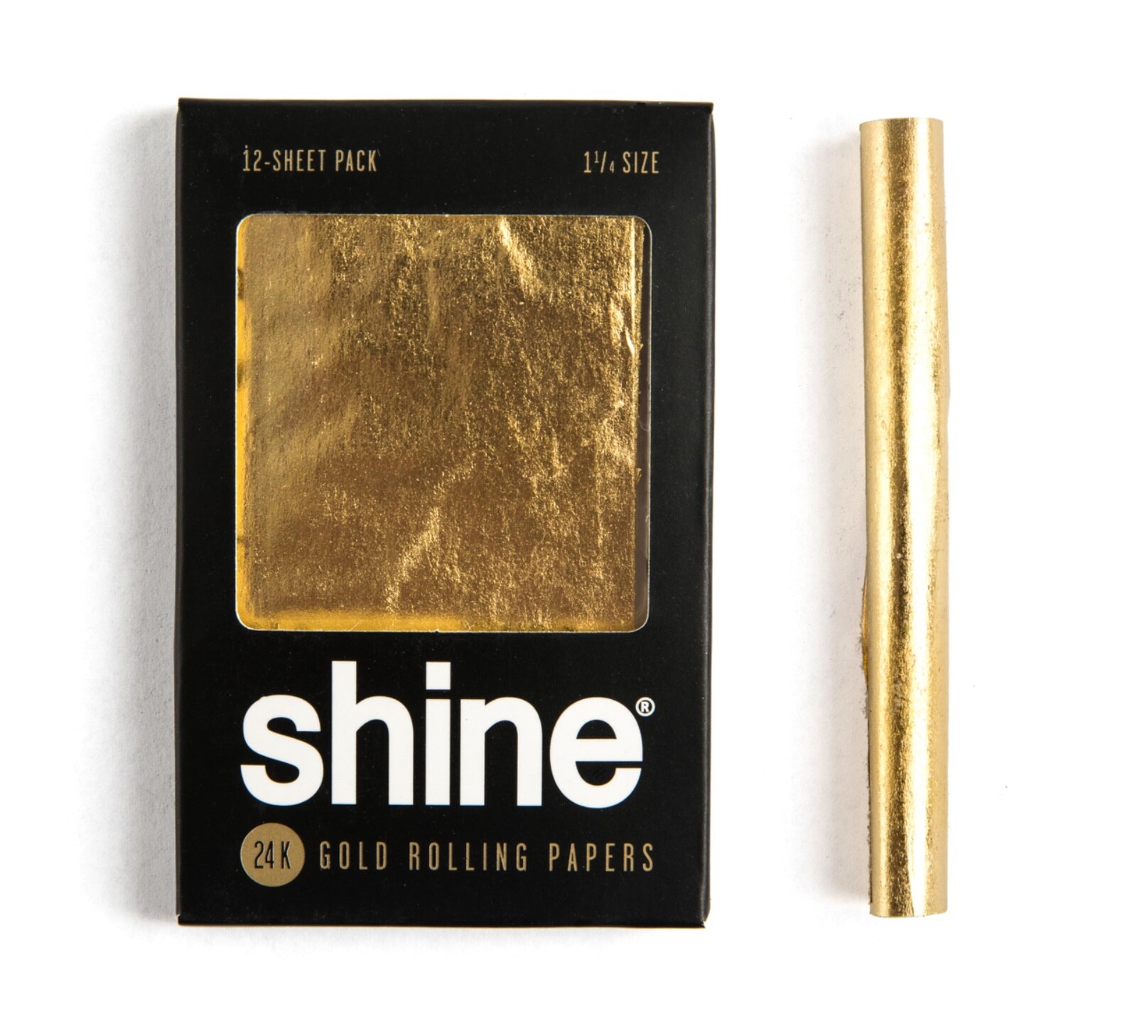 Shine 24k Gold King Size Rolling Papers