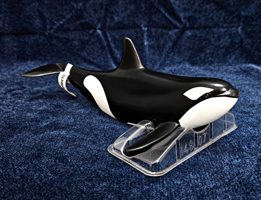 Schleich Orca Killer Whale Figurine Collectible Figure Toy Model Ocean Animal