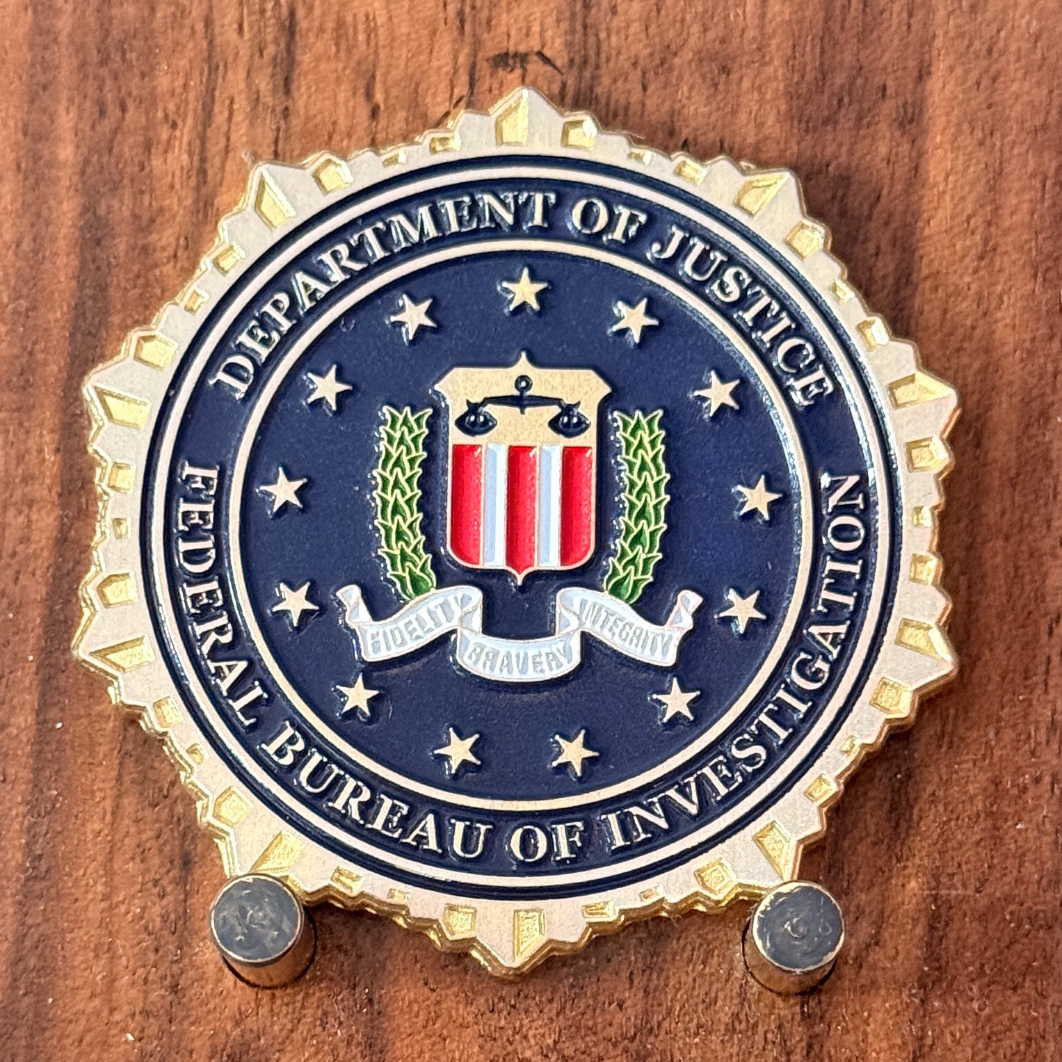 FBI CJIS Department Of Justice Official Emblem Challenge Coin  M#17
