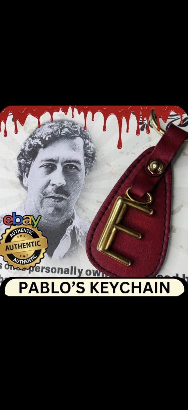 ⭐️ Pablo Escobar Personal Owned Rolls Royce Keychain True Crime Autograph W/ COA ⭐️ Pablo Escobar Personal Owned Rolls Royce Keychain True Crime Autograph W/ COA