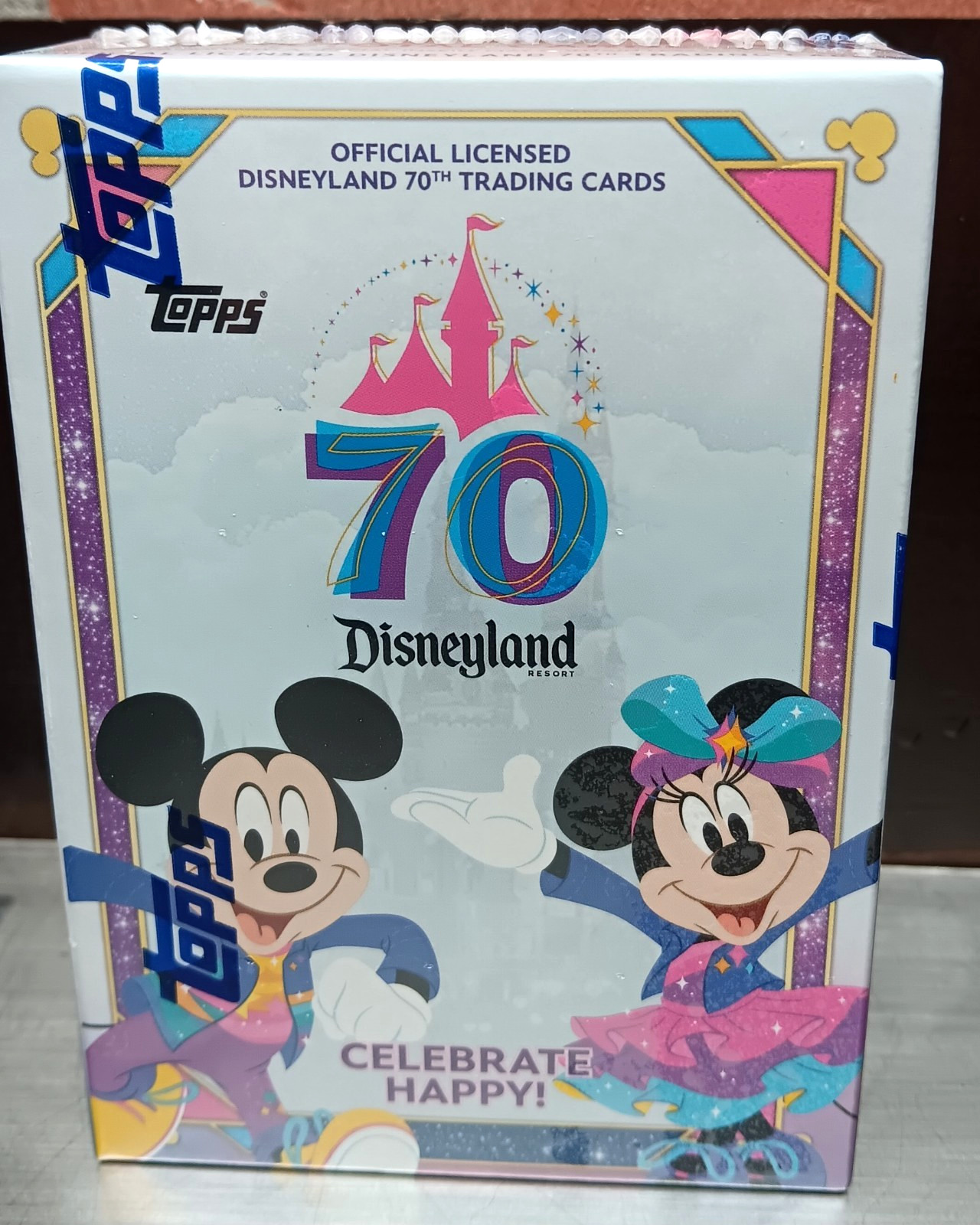 2026 Topp Disneyland 70th Trading Cards Blaster Box Mickey & Minnie Unopened New