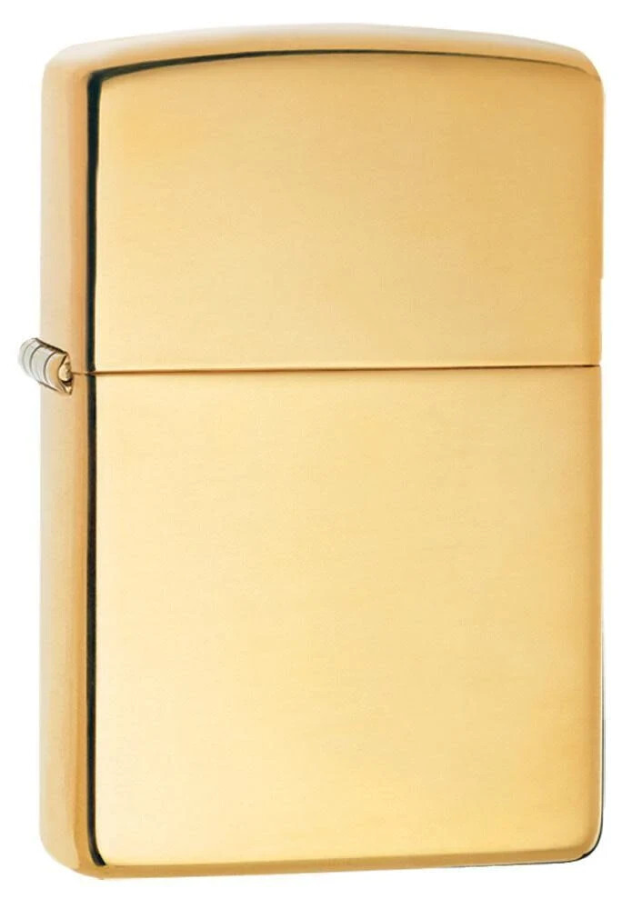 Zippo 169, Armor Lighter, High Polish Brass Finish, NEW
