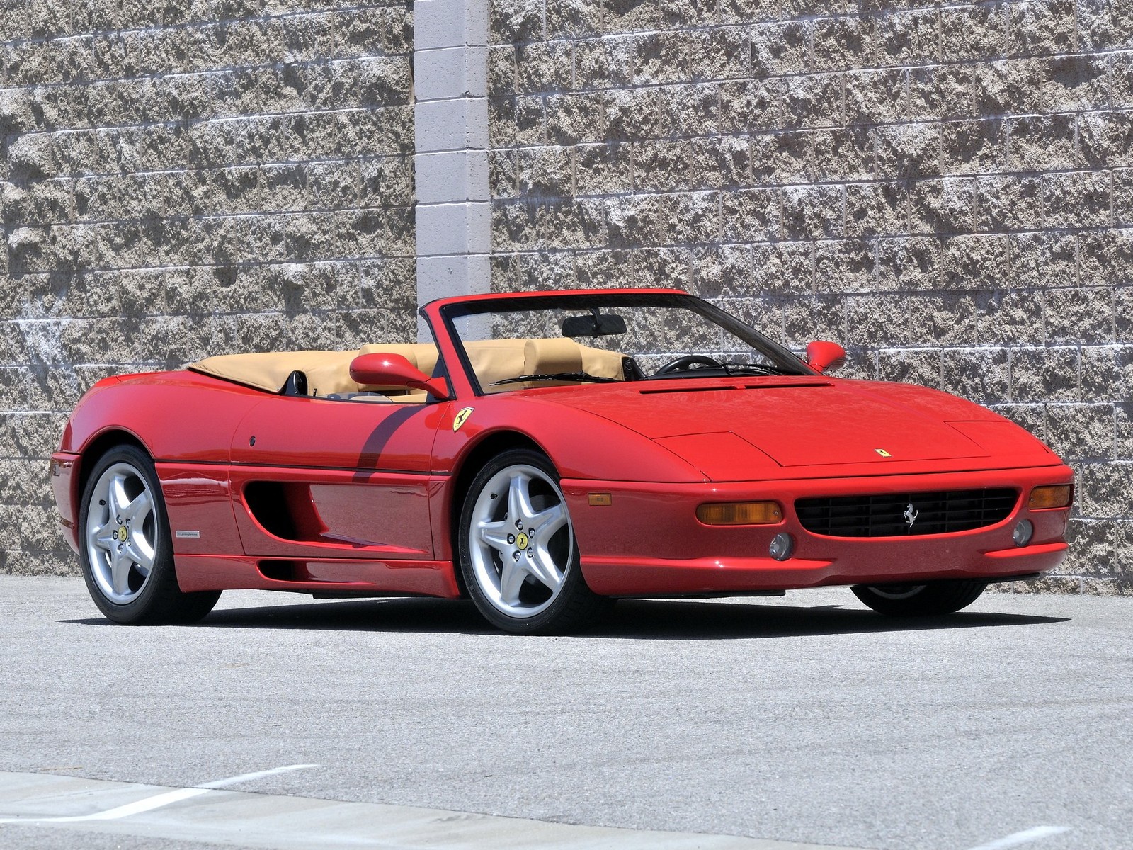 Cars 1995 99 ferrari f355 spider us spec Art Print Poster 11x17