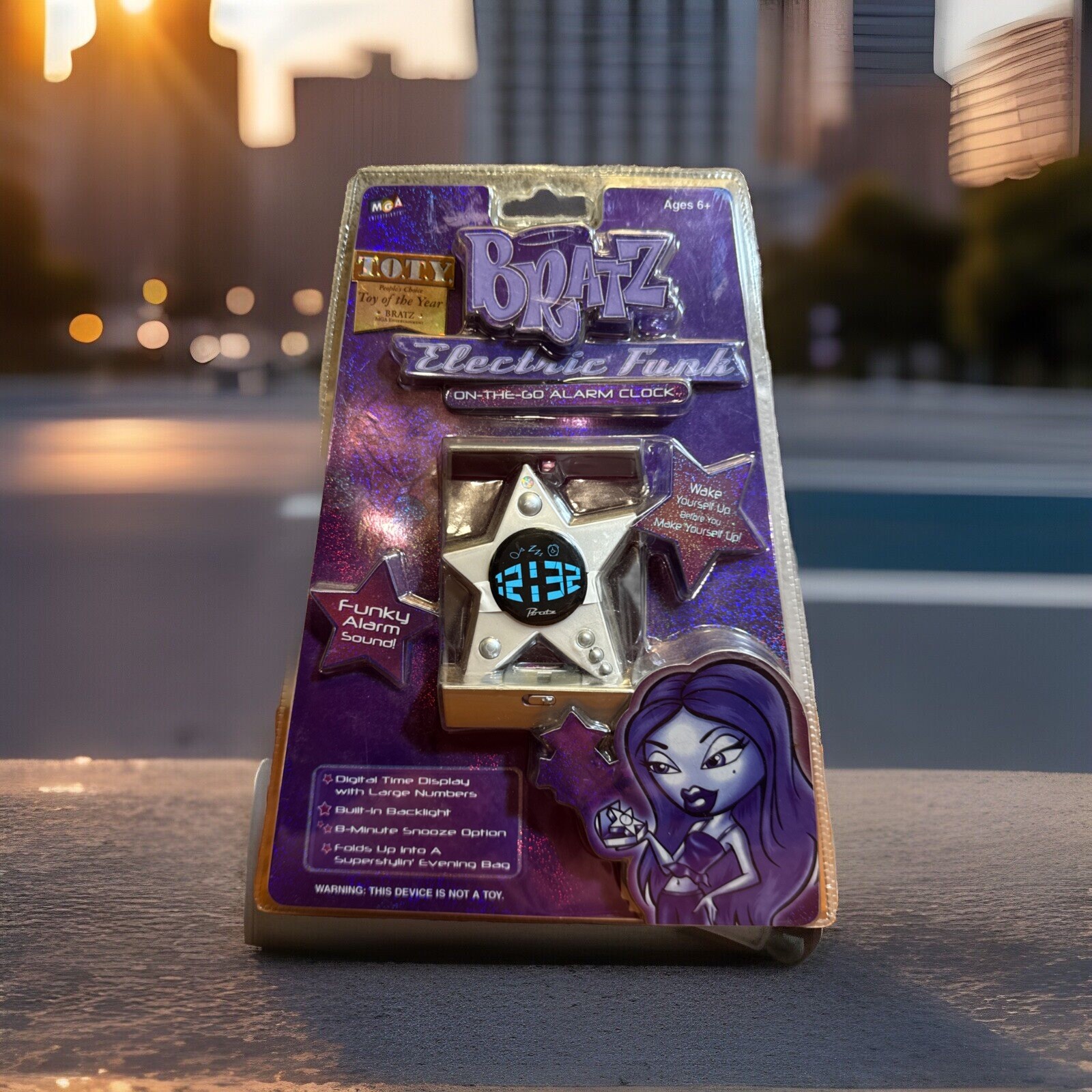BRATZ Electric Funk On The Go Digital Alarm Clock Brand New 2004 MGA TOY SR3