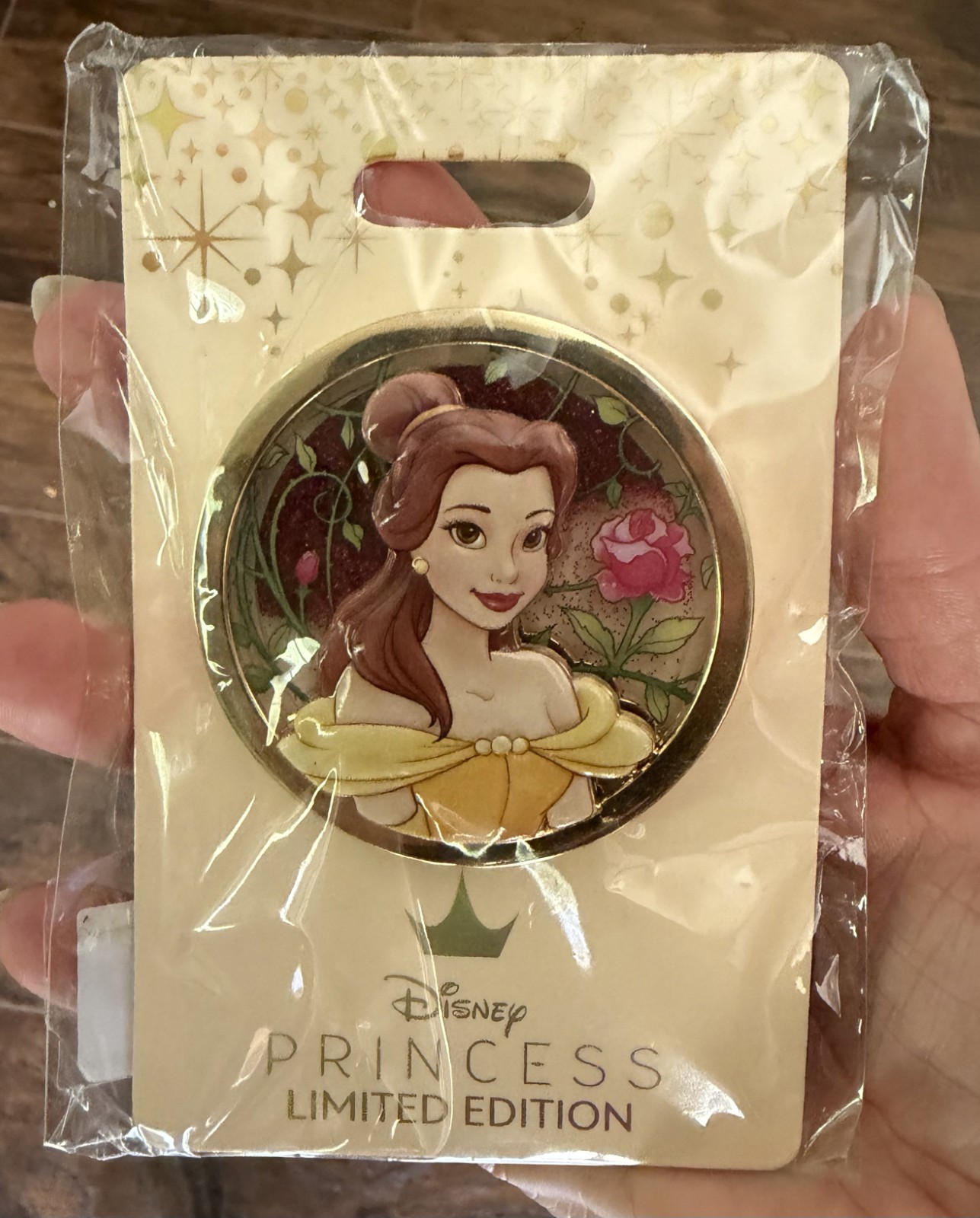 Disney WDI MOG D23 2024 Glitter Princess Belle Beauty & the Beast LE 400 Pin