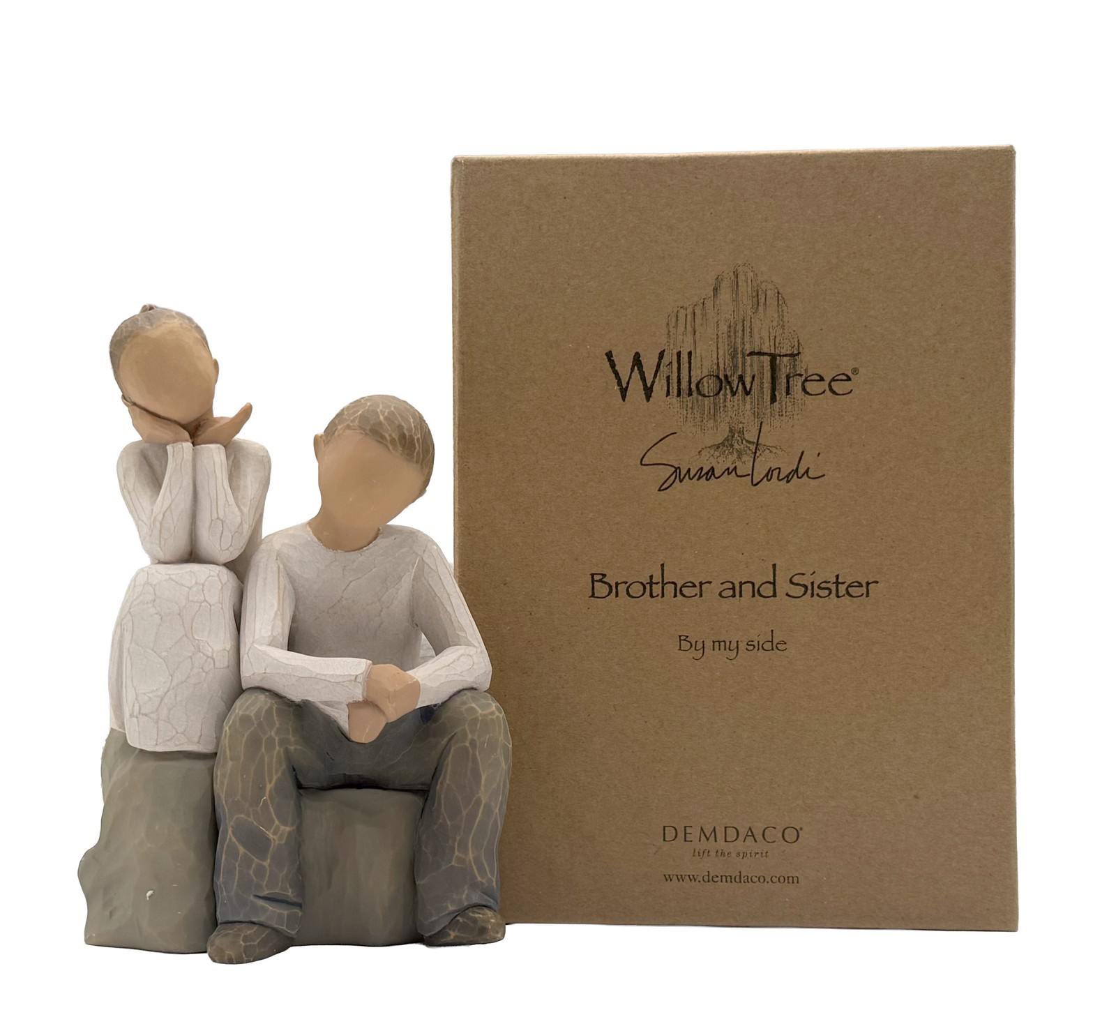 Willow Tree Brother and Sister, Gift to Reflect Friendship Between Siblings