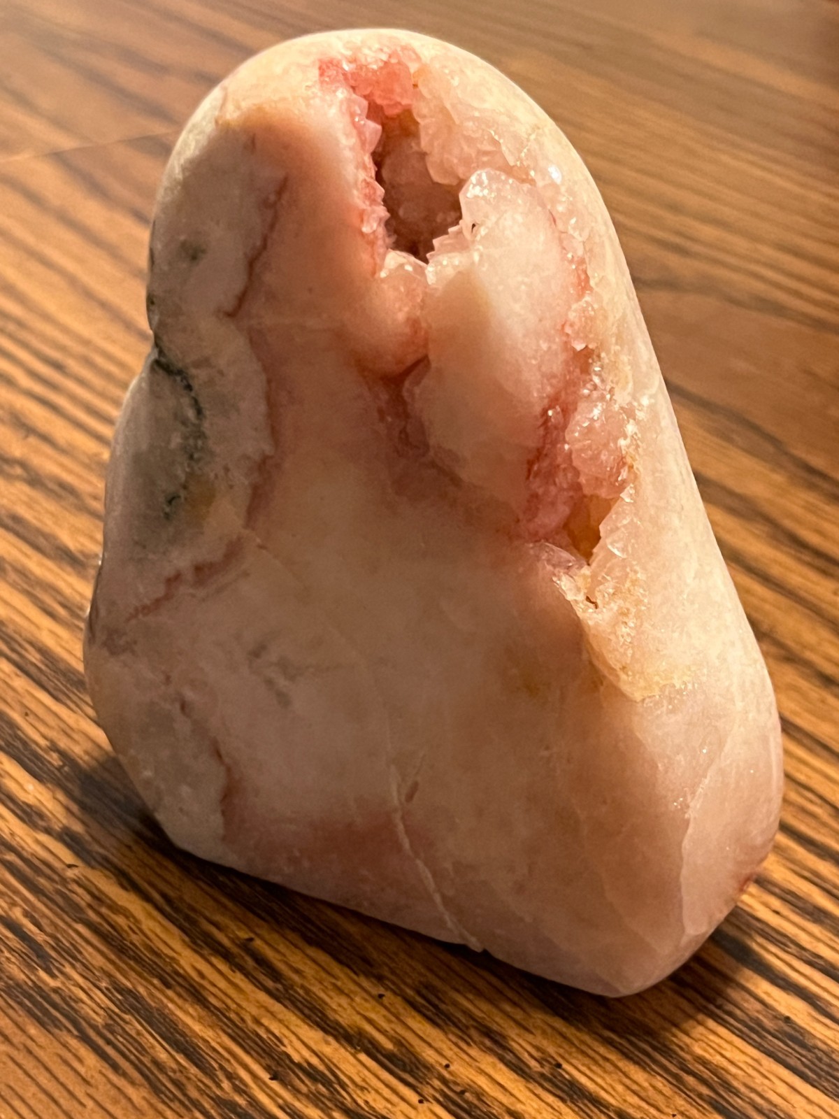 Beautiful Natural Pink Amethyst Druzy Crystal Slab