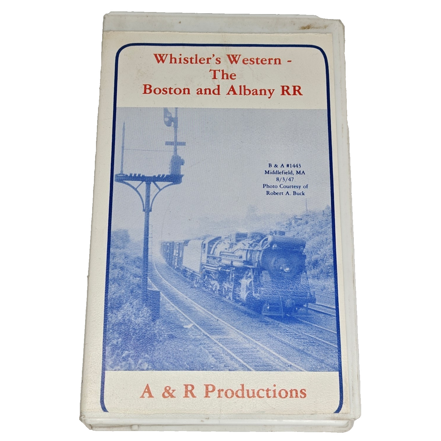 Whistlers Western VHS Boston & Albany Railroad NYC Penn Central Amtrak Conrail