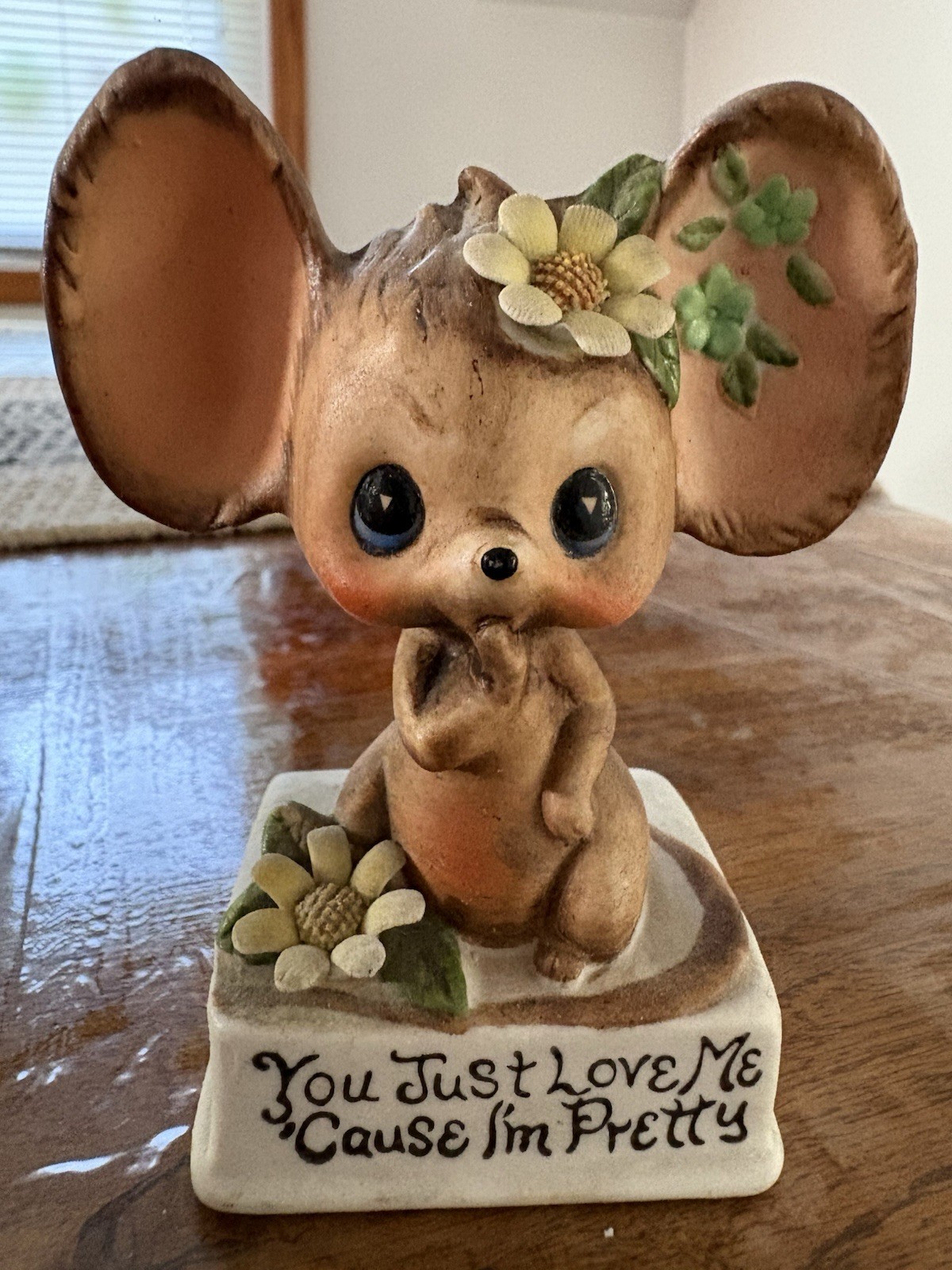 VTG Josef Originals Mouse Figurine You Just Love Me Cause I\'m Pretty RARE JAPAN VTG Josef Originals Mouse Figurine You Just Love Me Cause I\'m Pretty RARE JAPAN