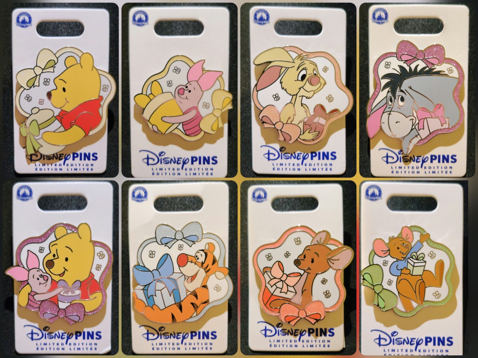 Disney Store UK 2026 Exclusive Winnie the Pooh Artist Kei LE 1000 Pins FULL SET