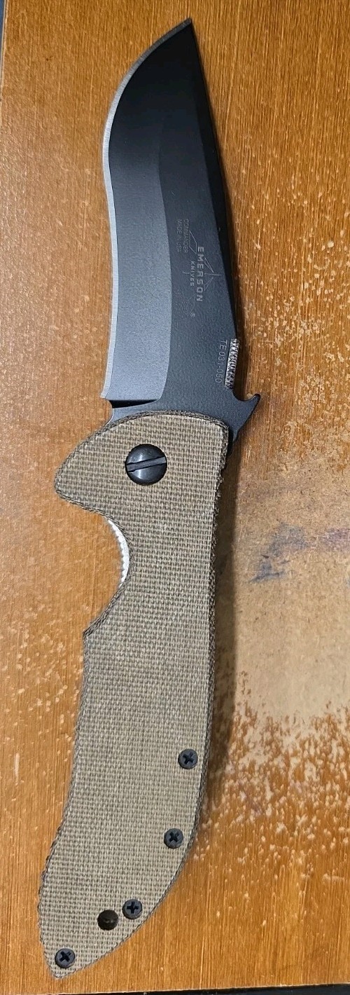Limited Edition 2019 - 31 of 50 - Ernest Emerson Custom Commander Green Micarta 
