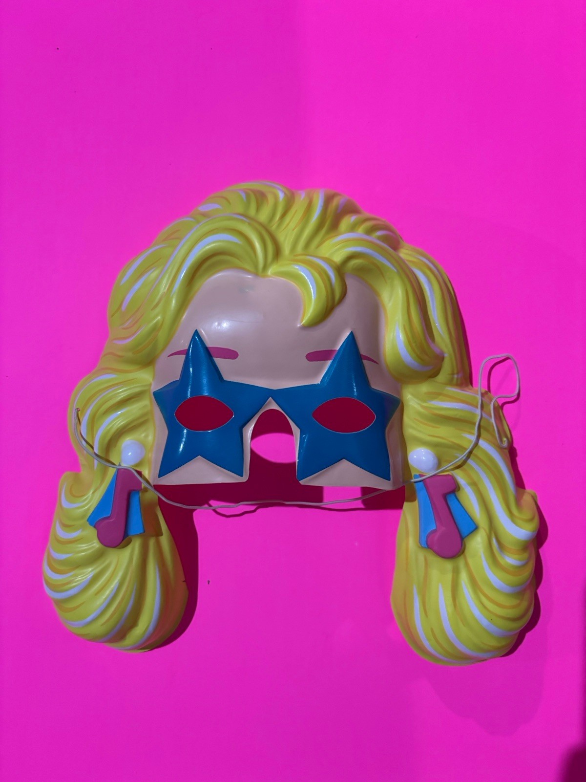 Vtg Rockin Barbie Doll Ben Cooper Plastic Mask Halloween Costume 1991 Mattel