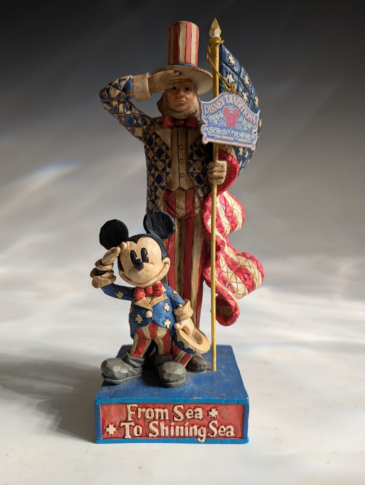 Jim Shore Disney Mickey Mouse Uncle Sam From Sea to Shining Sea #4004152 Disney Jim Shore Disney Mickey Mouse Uncle Sam From Sea to Shining Sea #4004152 Disney