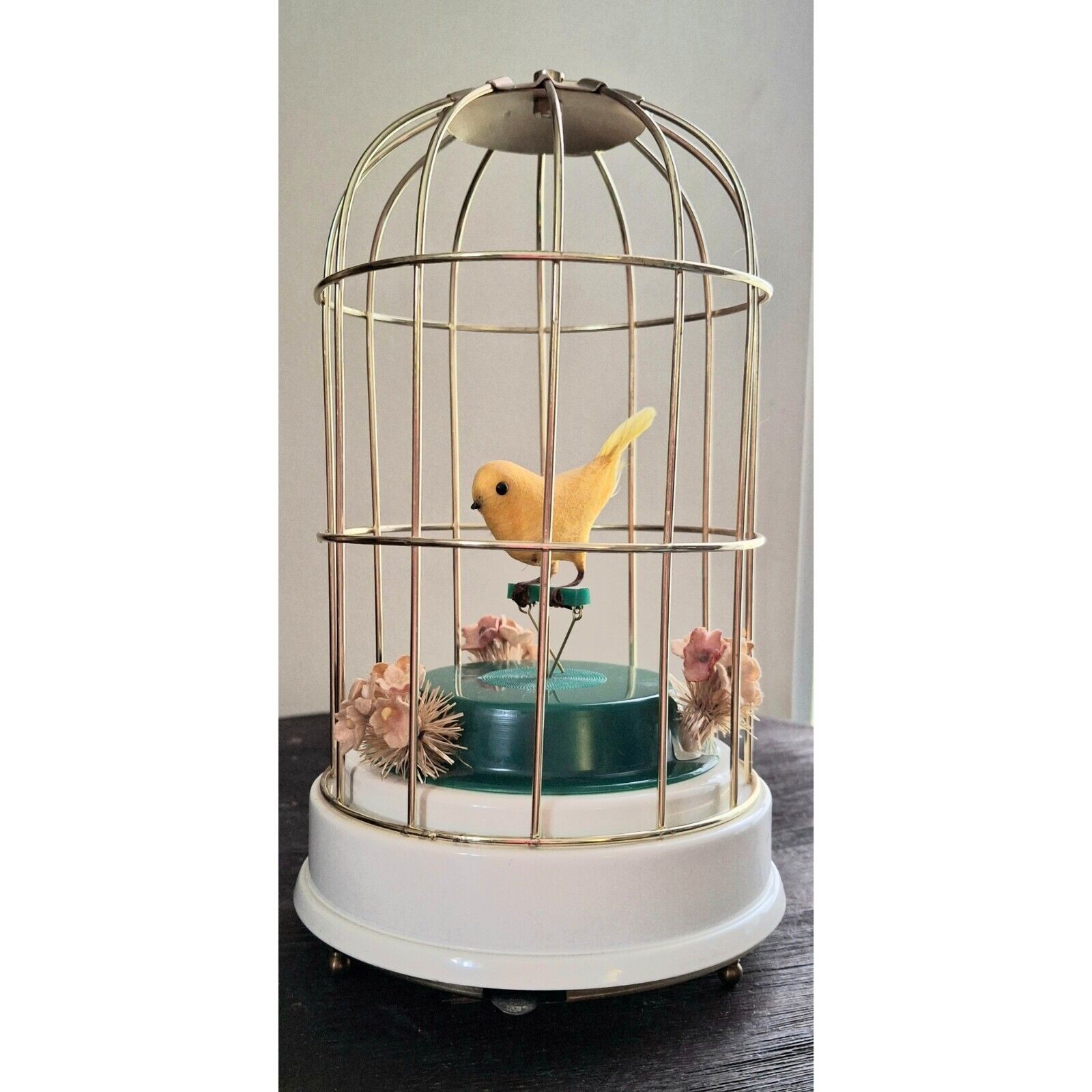 Bird Cage Antique Music Box 