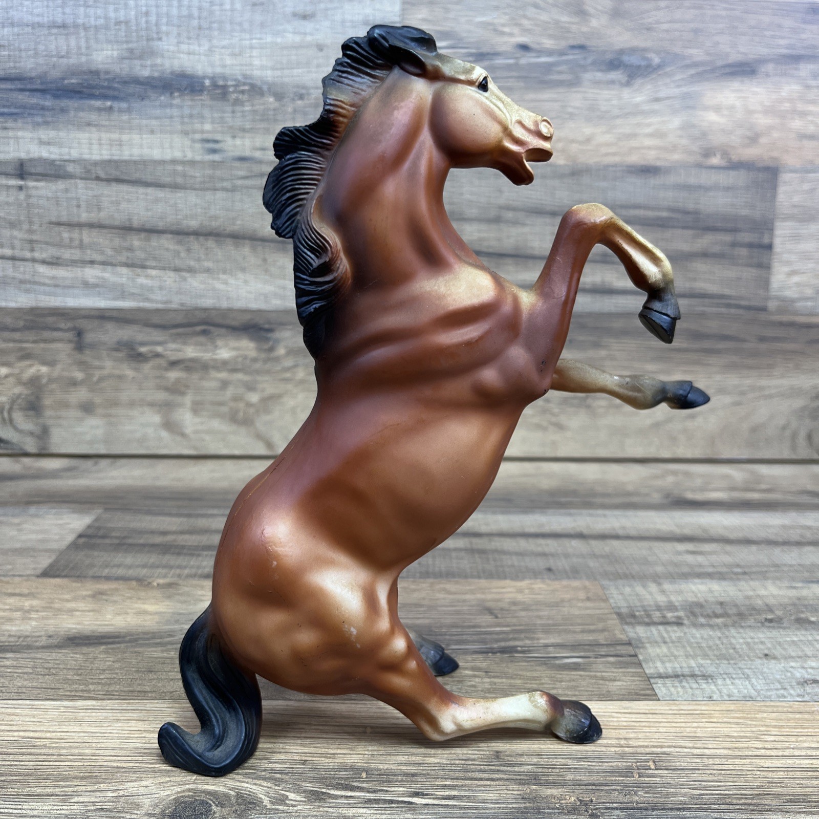 VINTAGE DIAMOND P 1960s Rearing Fighting Stallion #654 Collectible Toy Hong Kong VINTAGE DIAMOND P 1960s Rearing Fighting Stallion #654 Collectible Toy Hong Kong