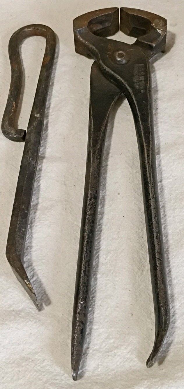 Vtg PS & W Tools Ferrier Nipper End Cutter 9 Vtg PS & W Tools Ferrier Nipper End Cutter 9