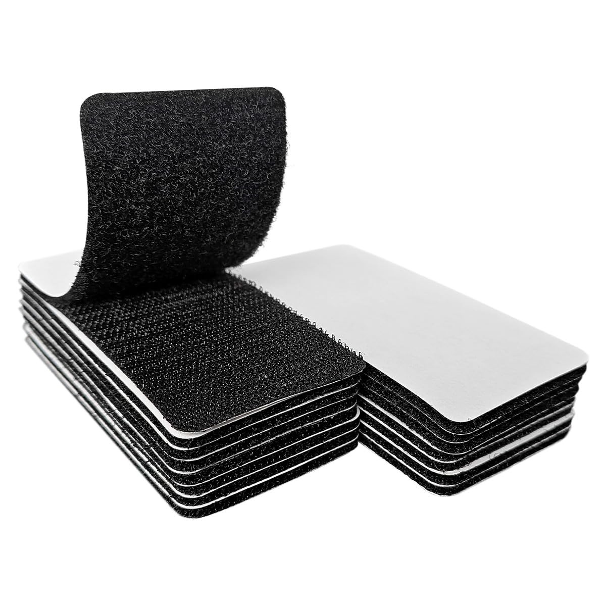 2x4 inch Hook and Loop Strips with Adhesive, Nylon Heavy Duty Hook and Loop Tape