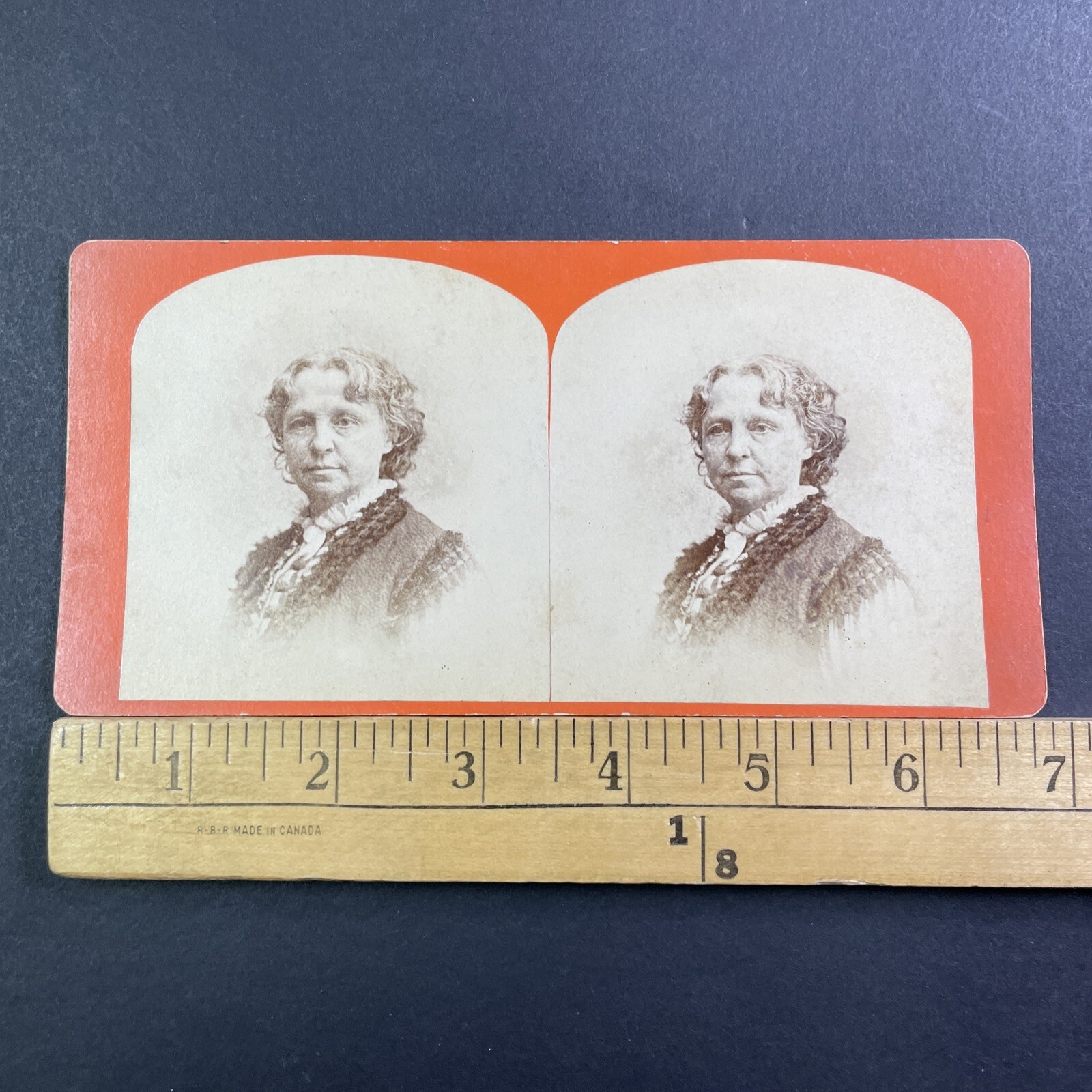 Harriet Beecher Stowe Stereoview Portrait Abolitionist Author 1870s
