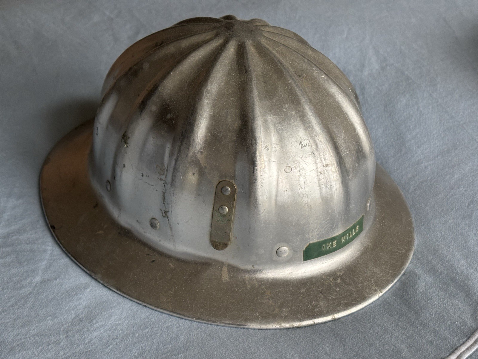Vintage MSA McDonald T Hat Standard Aluminum Hard Hat Mining Safety Helmet USA