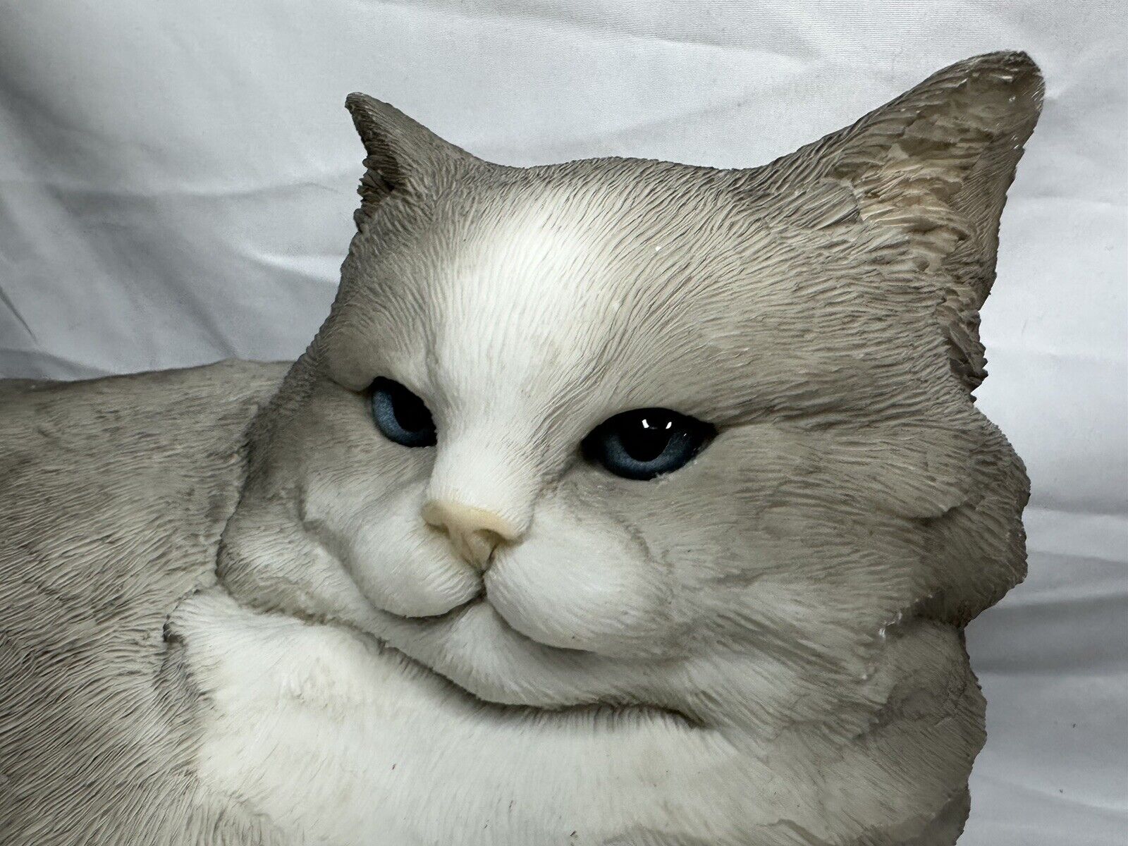 Vintage United Design Classic Critters Resin Cat Statue Figurine 16” 1980s