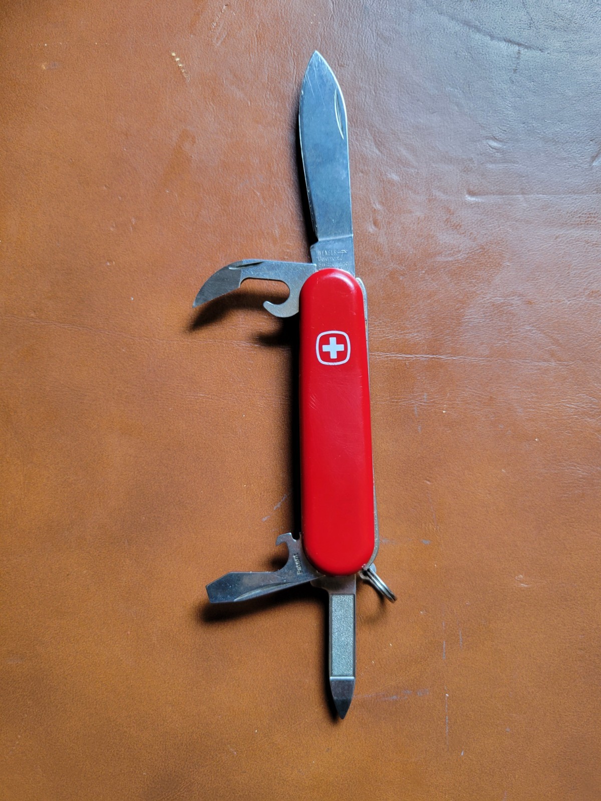 Wenger Delemont Switzerland Stainless Swiss Army Knife: 4 Tools 85mm