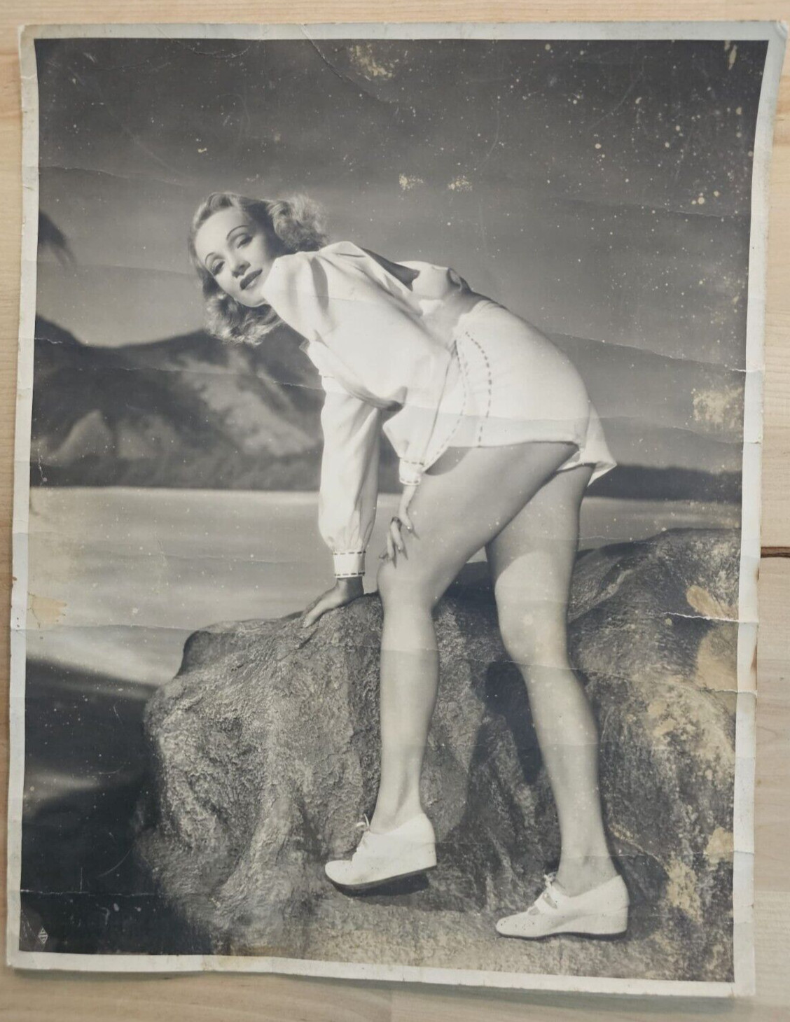 HOLLYWOOD BEAUTY MARLENE DIETRICH CHEESECAKE WILLINGER 1930s XXL ORIG Photo 438