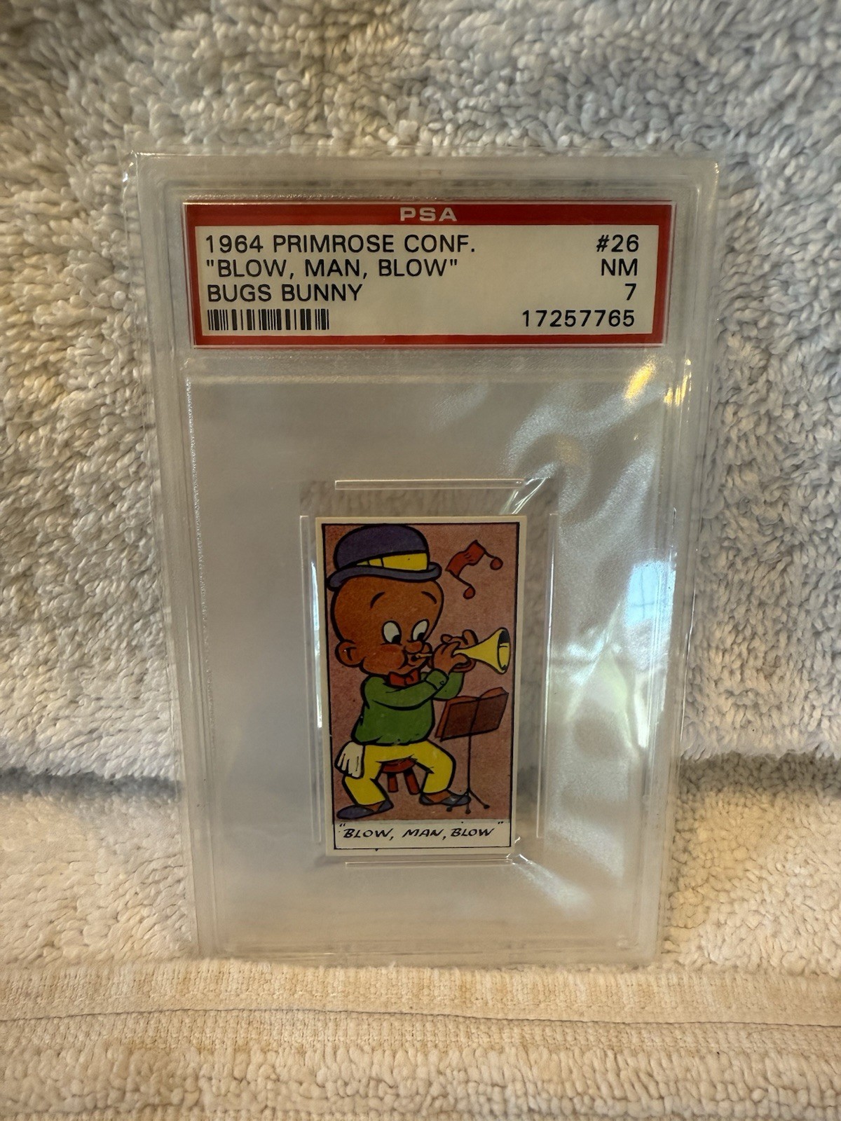 1964 Primrose Confectionery Bugs Bunny “Land ahoy” PSA 7