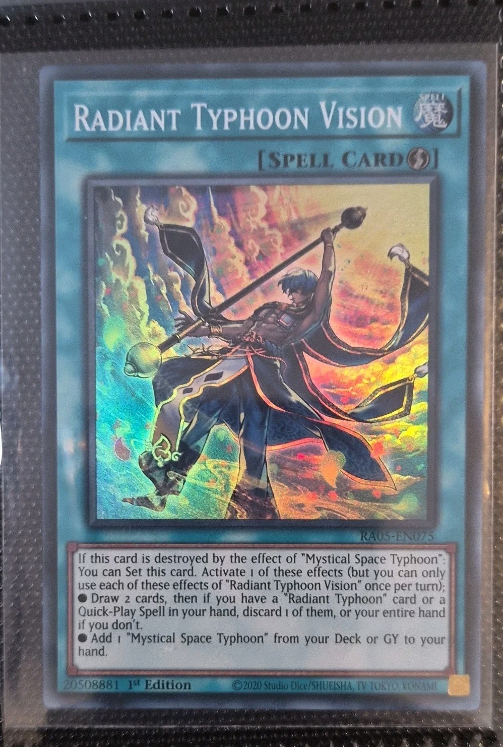 Yu-Gi-Oh TCG - Radiant Typhoon Vision - RA05-EN075 - Super Rare - 1st Edition Yu-Gi-Oh TCG - Radiant Typhoon Vision - RA05-EN075 - Super Rare - 1st Edition