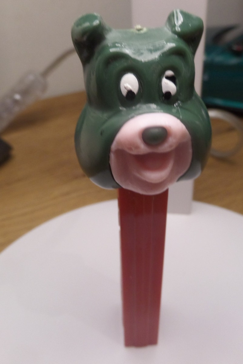 PEZ VINTAGE Rare to Find Spike Green Head from Tom and Jerry Spike Bulldog NF